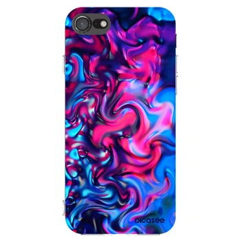Picasee átlátszó szilikon tok az alábbi mobiltelefonokra Apple iPhone 7 - Redlight