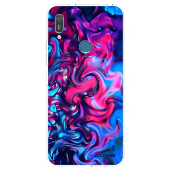 Picasee átlátszó szilikon tok az alábbi mobiltelefonokra Huawei Y6 2019 - Redlight