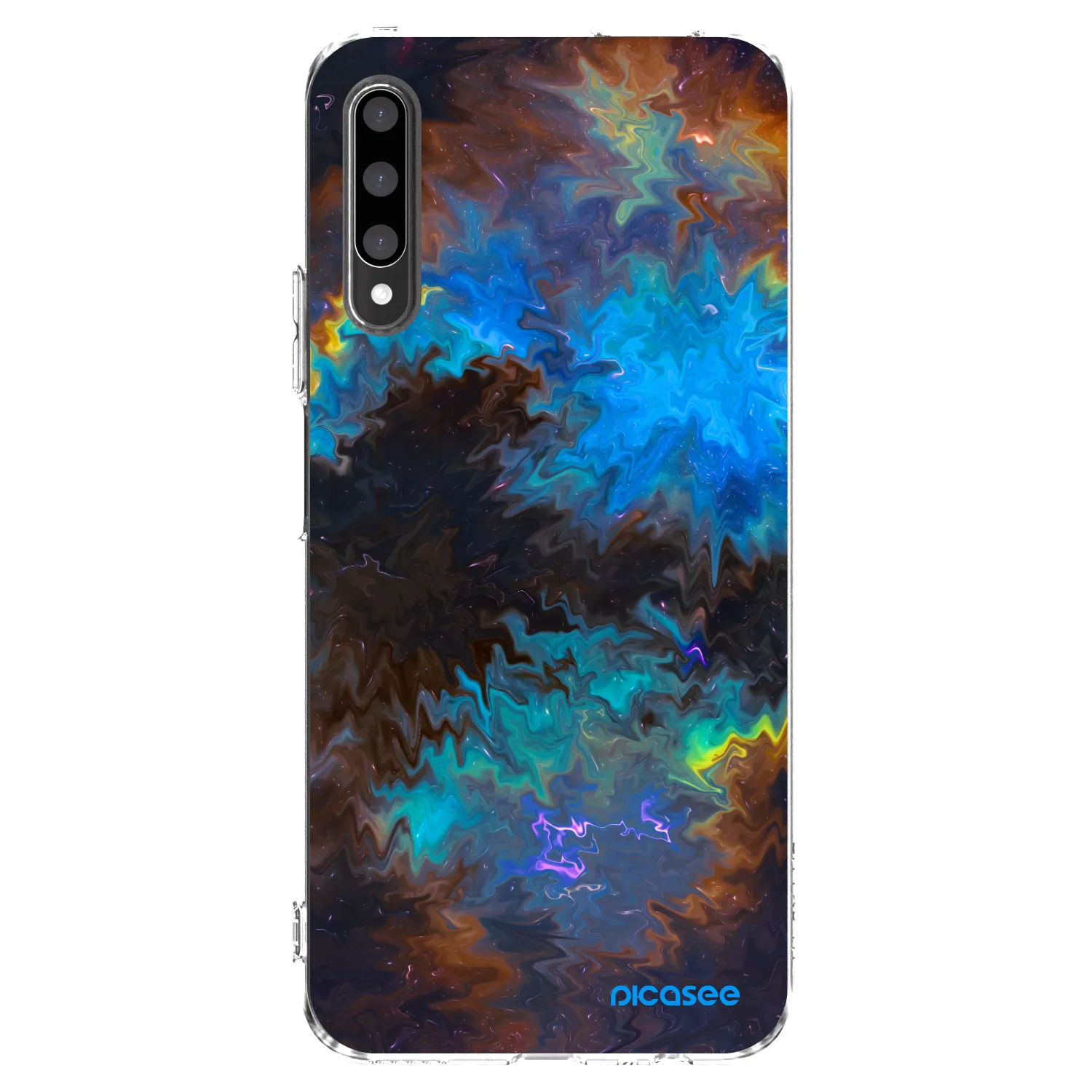 Picasee átlátszó szilikon tok az alábbi mobiltelefonokra Honor 9X Pro - Space