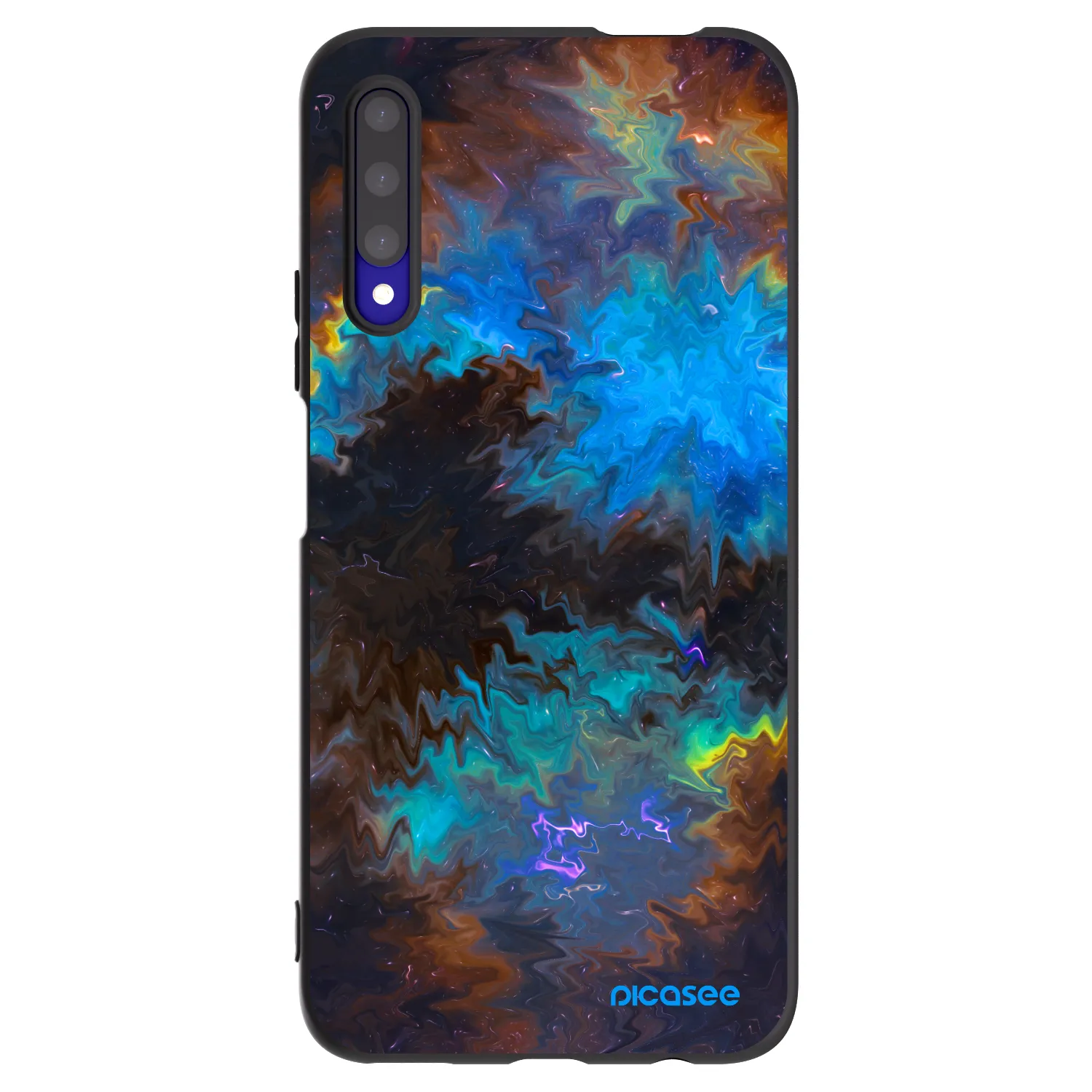 Picasee fekete szilikon tok az alábbi mobiltelefonokra Honor 9X Pro - Space