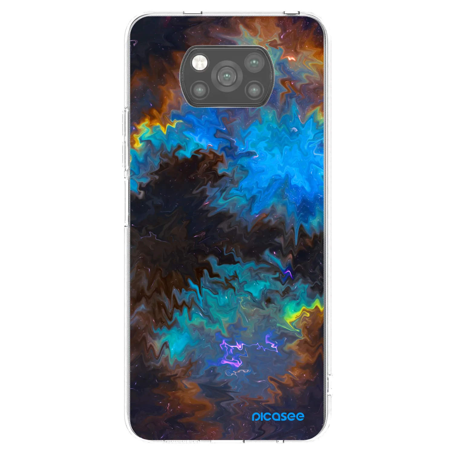 Picasee fekete szilikon tok az alábbi mobiltelefonokra Xiaomi Poco X3 - Space