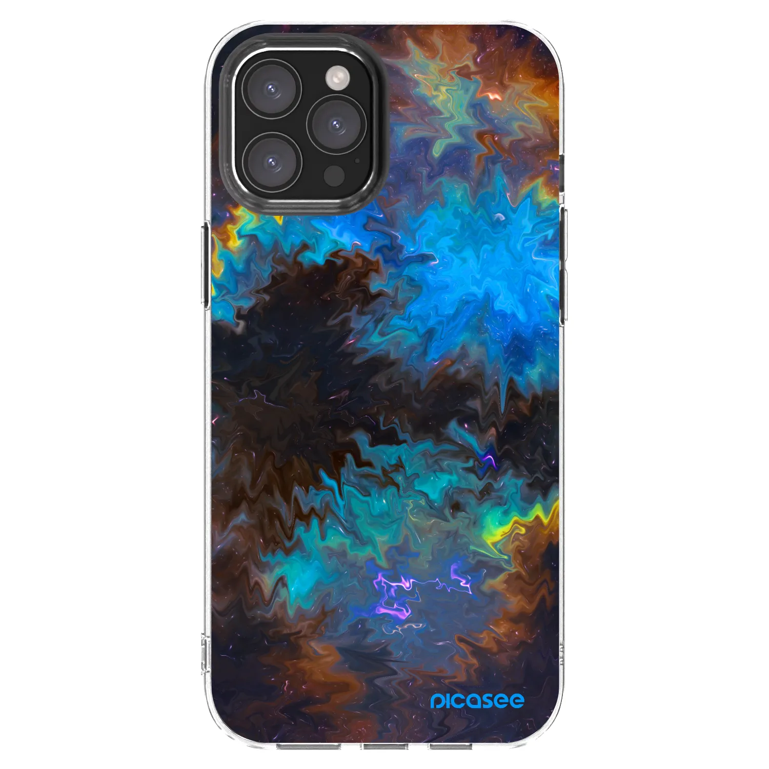 Picasee átlátszó szilikon tok az alábbi mobiltelefonokra Apple iPhone 12 Pro Max - Space
