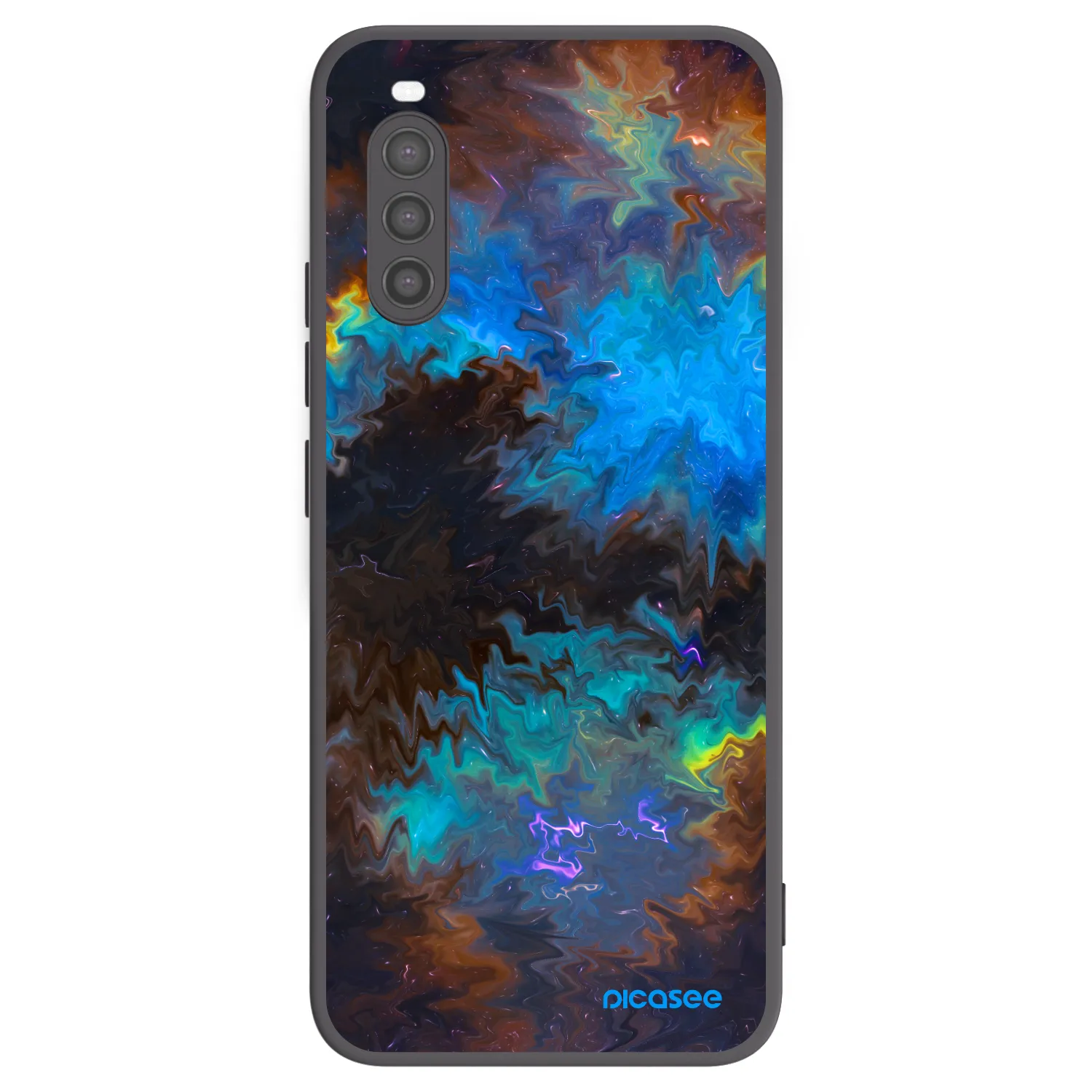 Picasee fekete szilikon tok az alábbi mobiltelefonokra Sony Xperia 10 II - Space