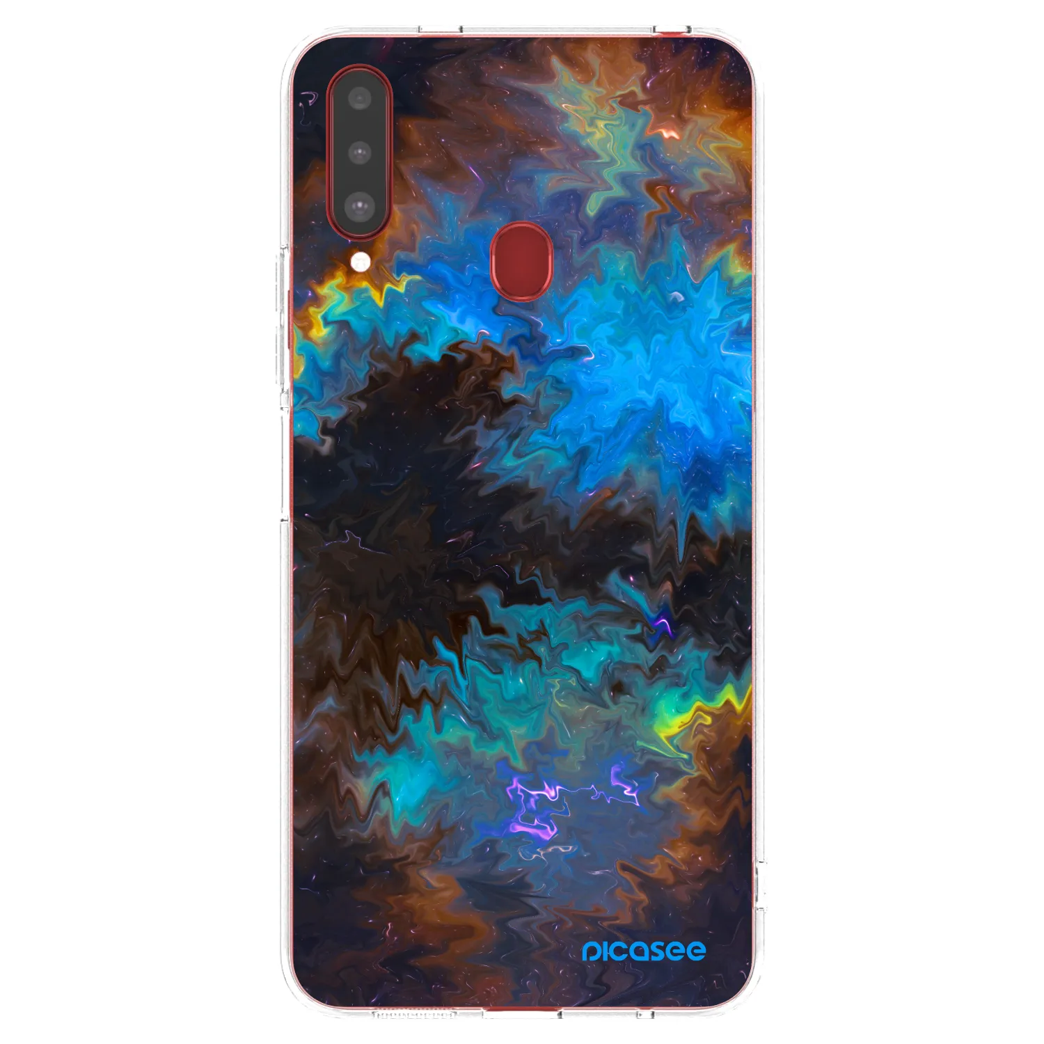 Picasee átlátszó szilikon tok az alábbi mobiltelefonokra Samsung Galaxy A20s - Space