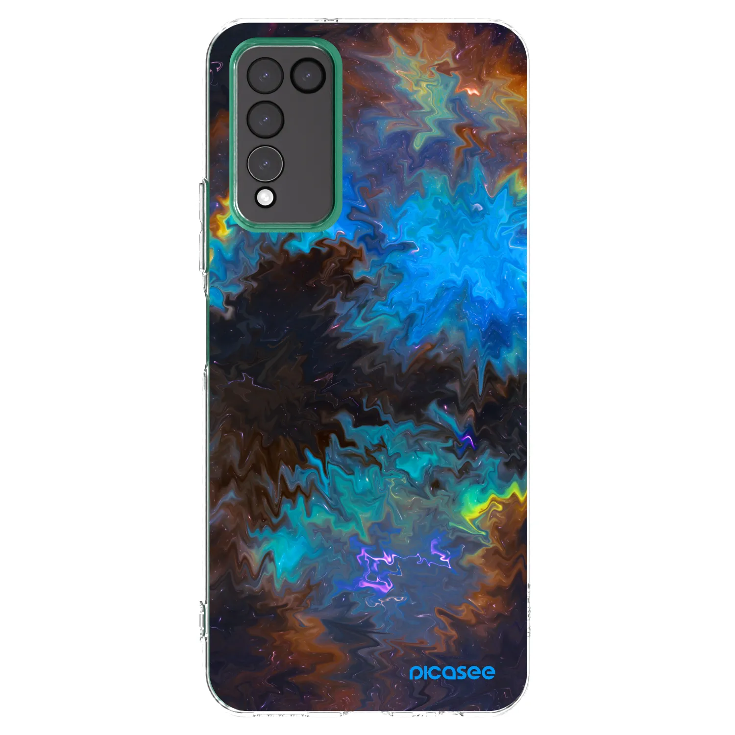 Picasee átlátszó szilikon tok az alábbi mobiltelefonokra Honor 10X Lite - Space