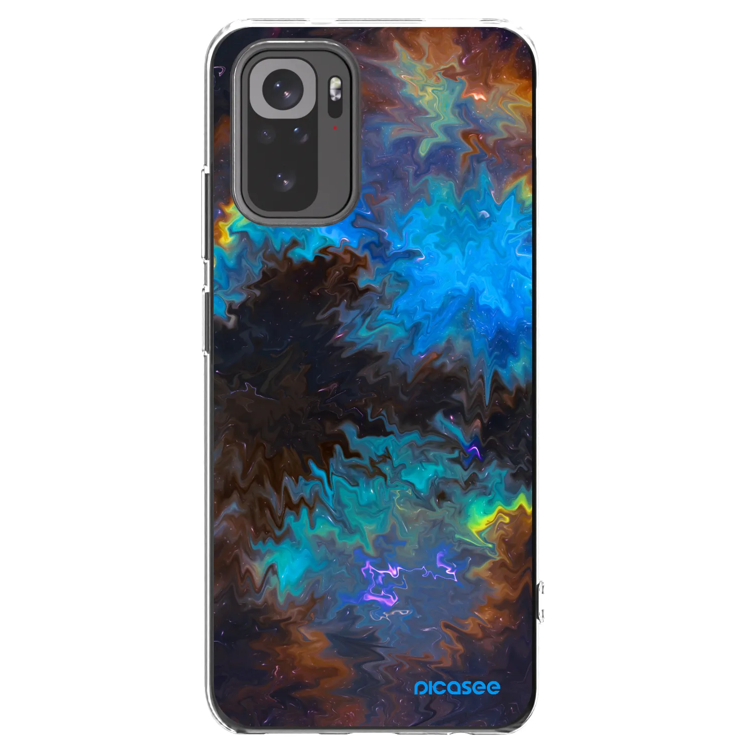 Picasee átlátszó szilikon tok az alábbi mobiltelefonokra Xiaomi Redmi Note 10 - Space