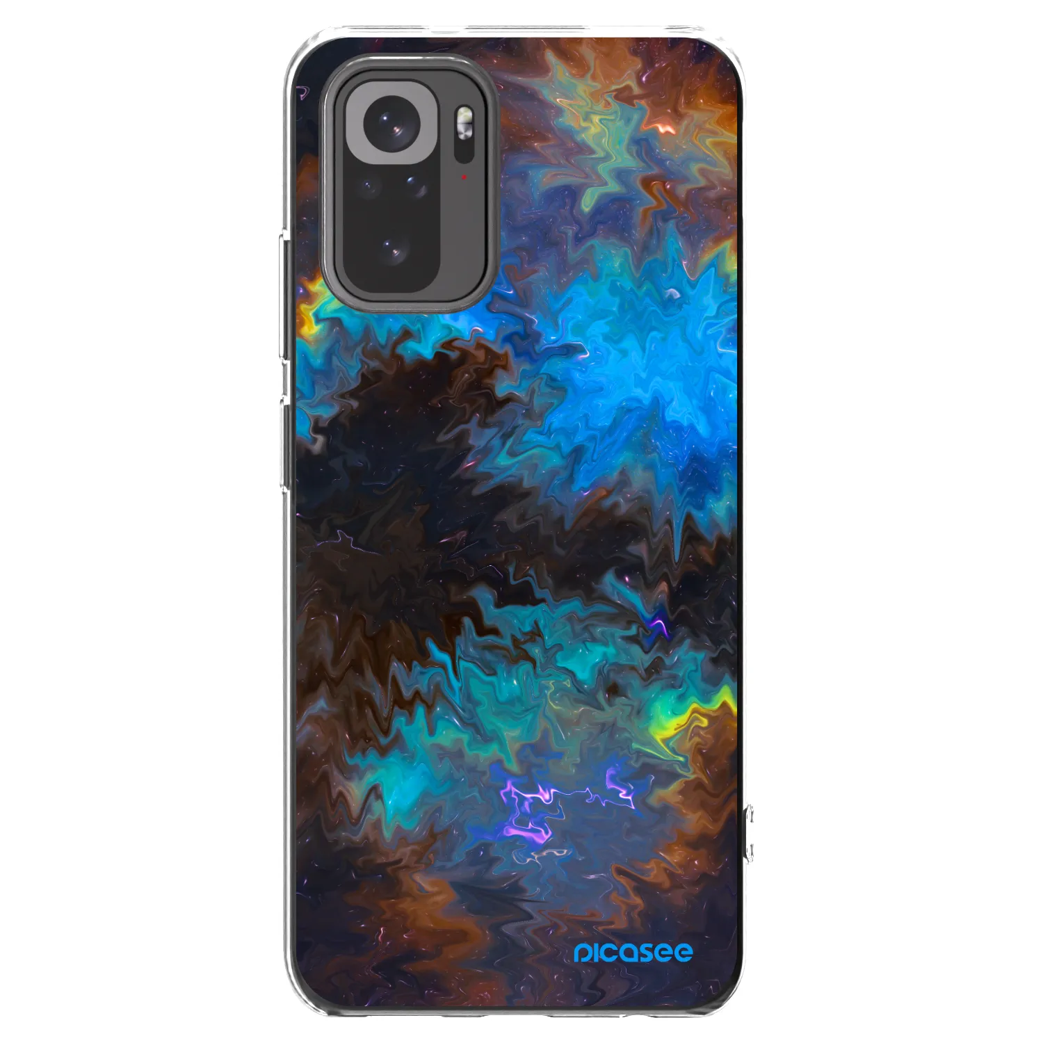 Picasee átlátszó szilikon tok az alábbi mobiltelefonokra Xiaomi Redmi Note 10S - Space