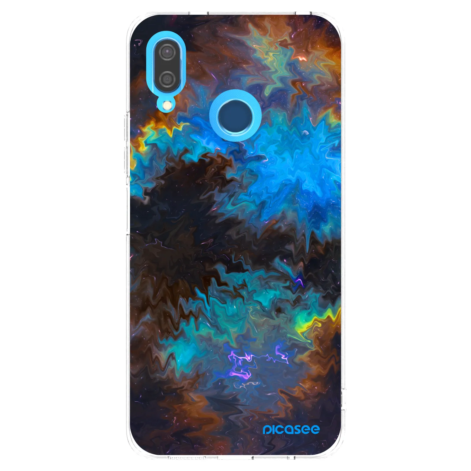 Picasee átlátszó szilikon tok az alábbi mobiltelefonokra Huawei P20 Lite - Space
