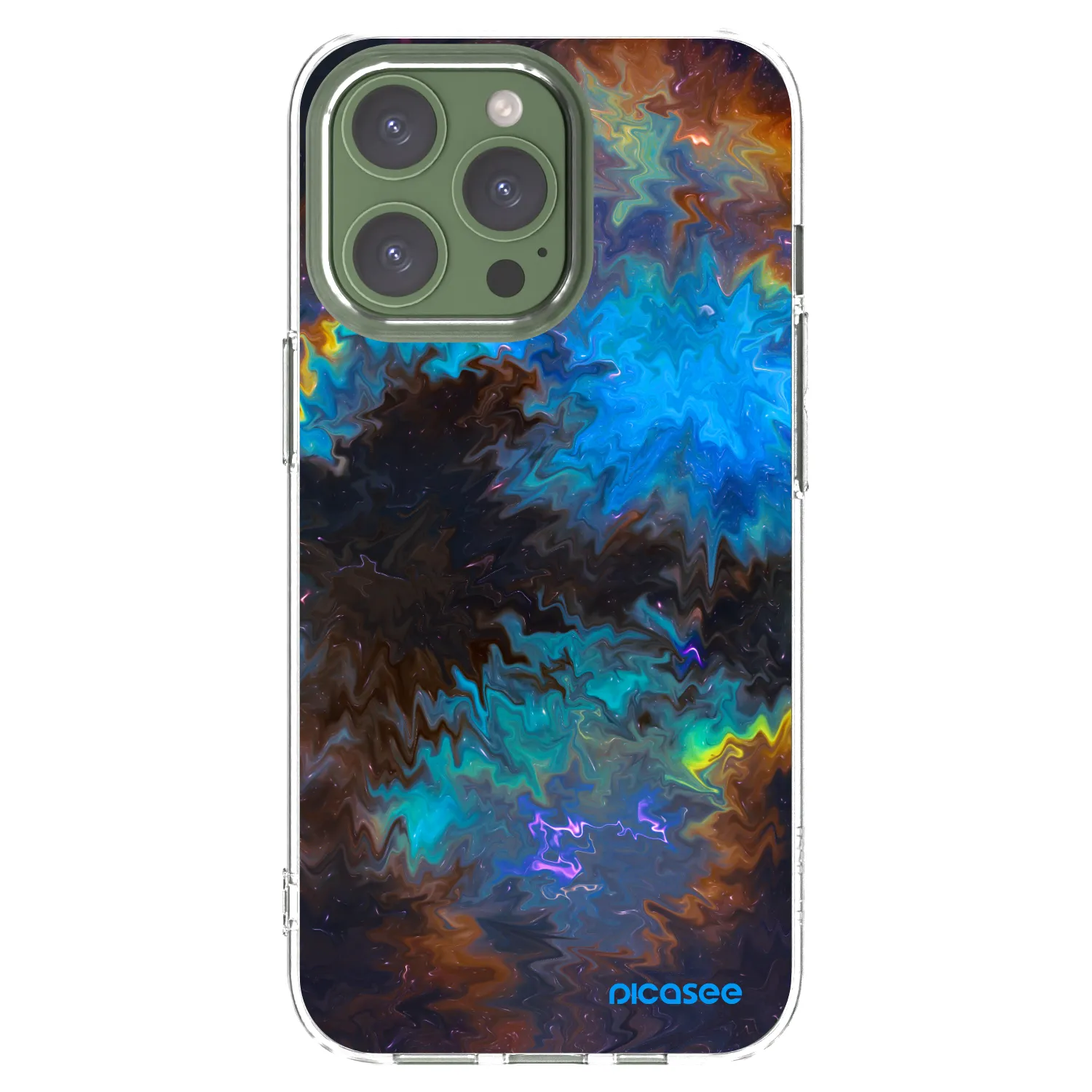 Picasee átlátszó szilikon tok az alábbi mobiltelefonokra Apple iPhone 13 Pro - Space