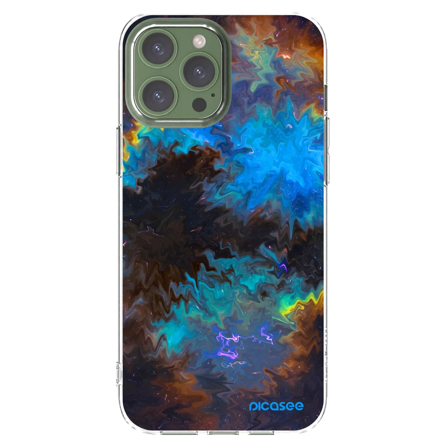 Picasee átlátszó szilikon tok az alábbi mobiltelefonokra Apple iPhone 13 Pro Max - Space