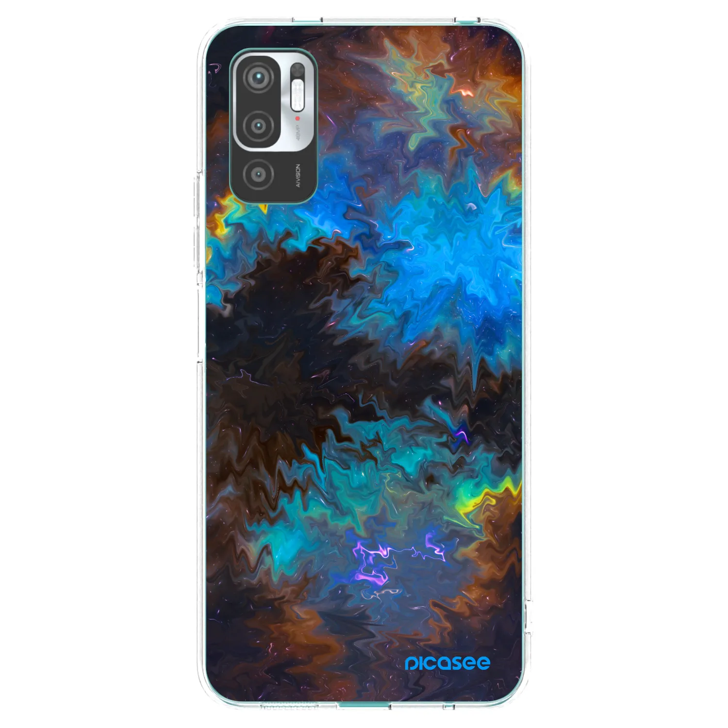 Picasee átlátszó szilikon tok az alábbi mobiltelefonokra Xiaomi Redmi Note 10 5G - Space