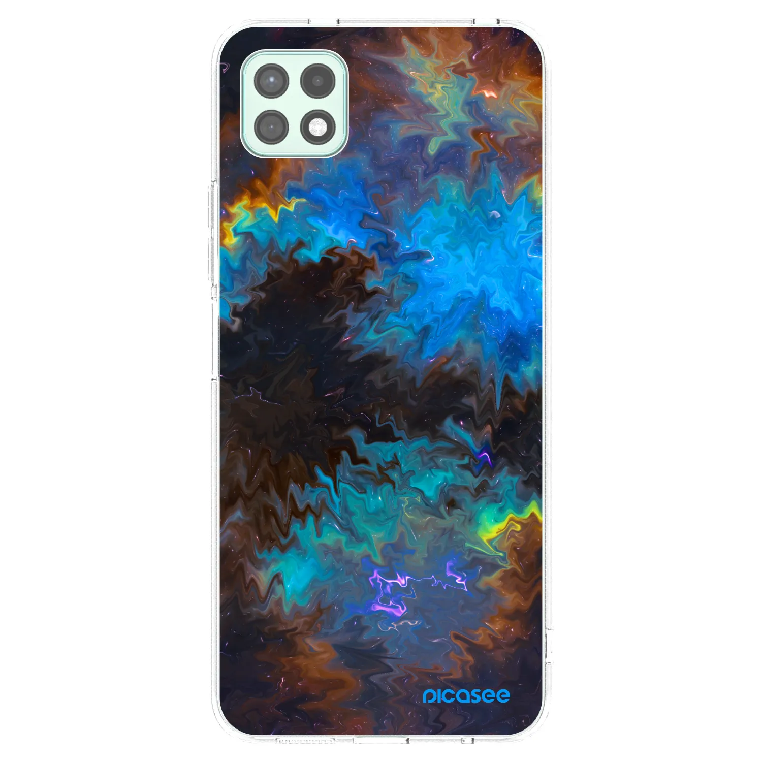Picasee átlátszó szilikon tok az alábbi mobiltelefonokra Samsung Galaxy A22 A226B 5G - Space