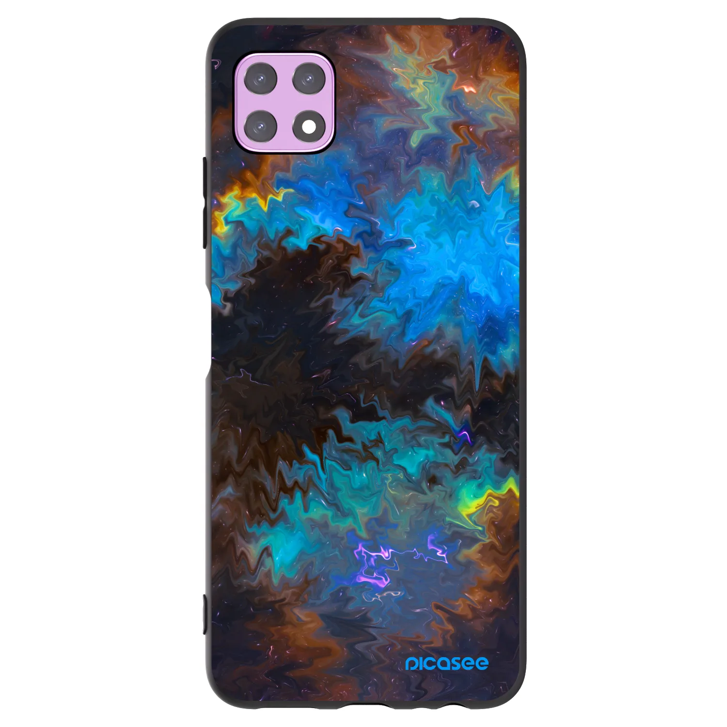 Picasee fekete szilikon tok az alábbi mobiltelefonokra Samsung Galaxy A22 A226B 5G - Space