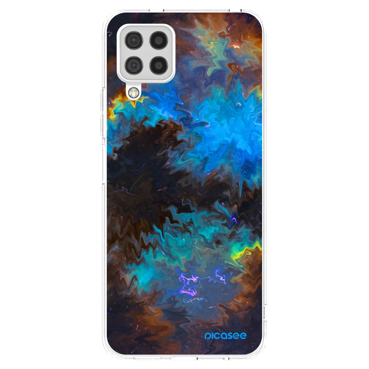 Picasee átlátszó szilikon tok az alábbi mobiltelefonokra Samsung Galaxy A22 A225F 4G - Space