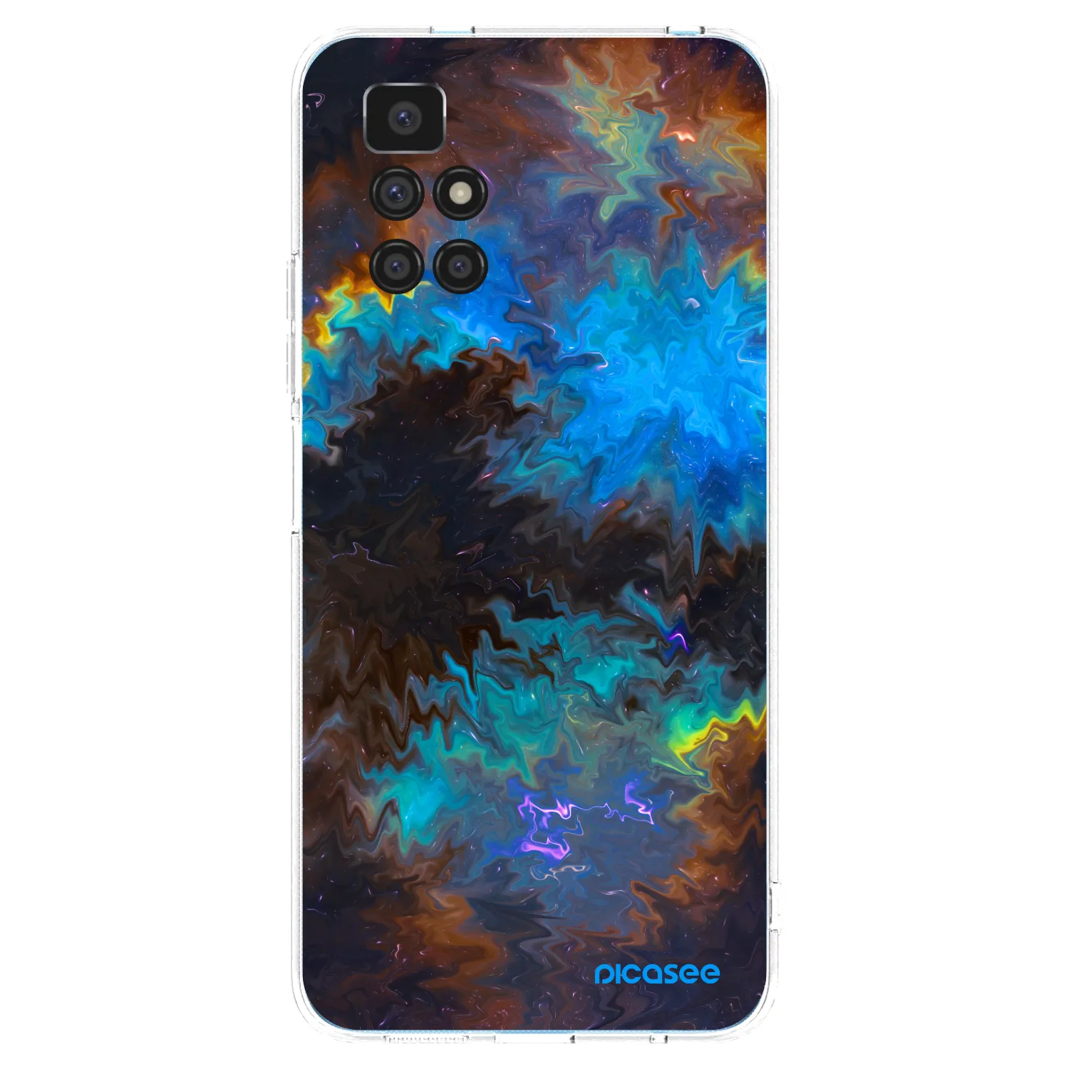 Picasee átlátszó szilikon tok az alábbi mobiltelefonokra Xiaomi Redmi 10 - Space