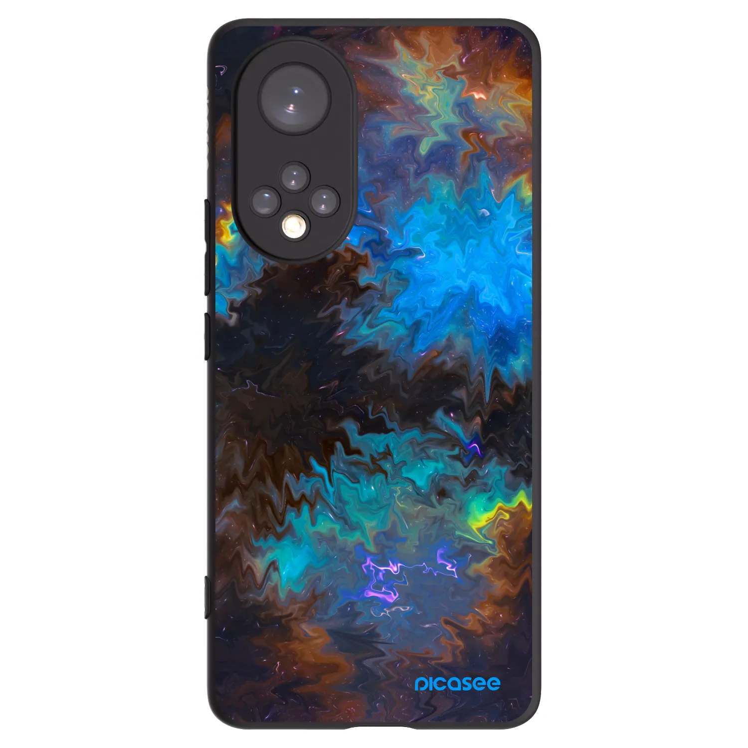 Picasee fekete szilikon tok az alábbi mobiltelefonokra Huawei Nova 9 - Space