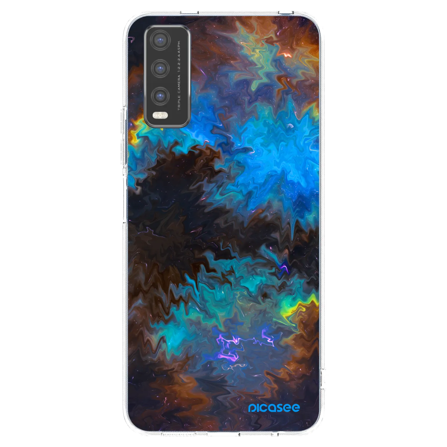 Picasee átlátszó szilikon tok az alábbi mobiltelefonokra Vivo Y20s - Space