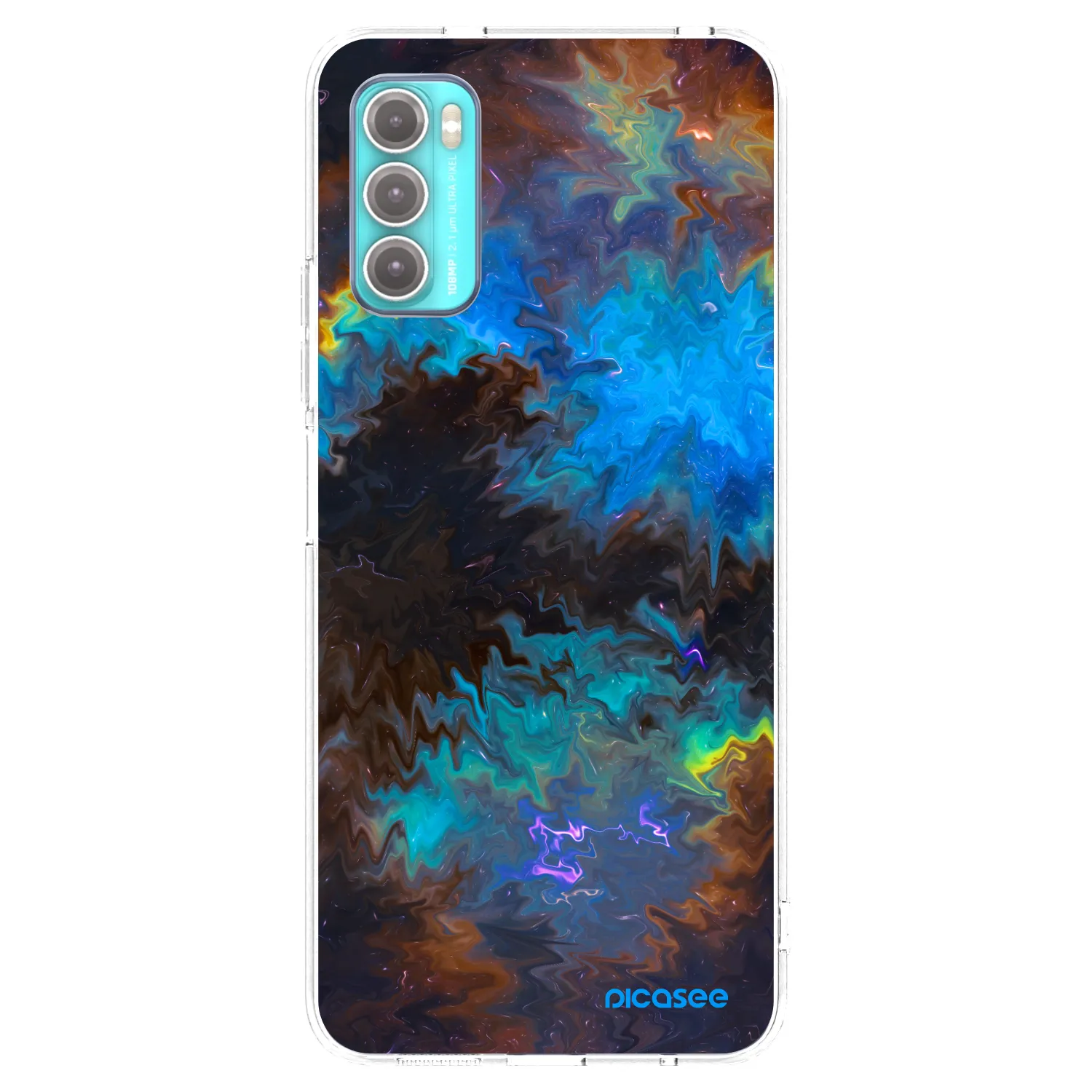 Picasee átlátszó szilikon tok az alábbi mobiltelefonokra Motorola Moto G60 - Space