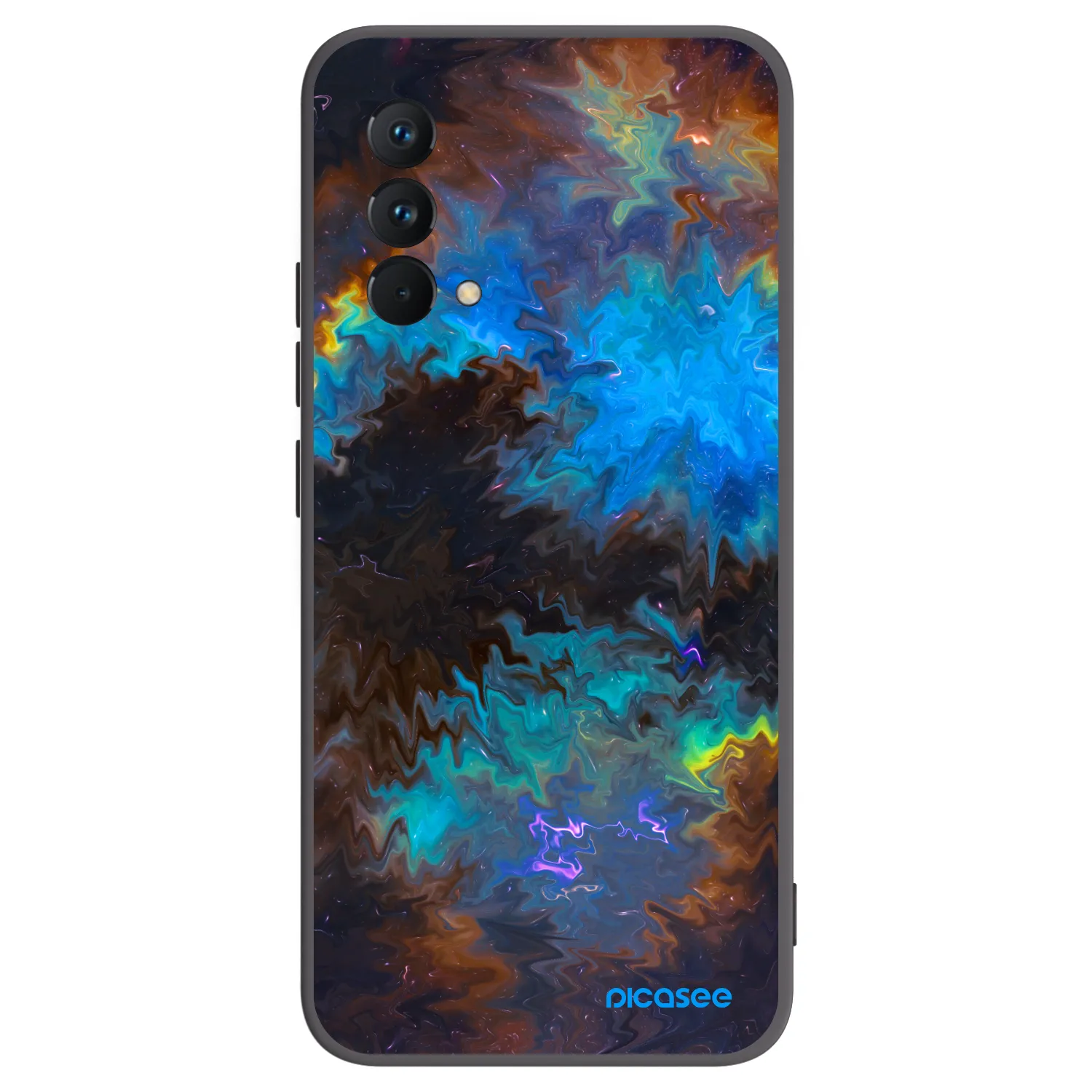 Picasee fekete szilikon tok az alábbi mobiltelefonokra Realme GT Master Edition 5G - Space