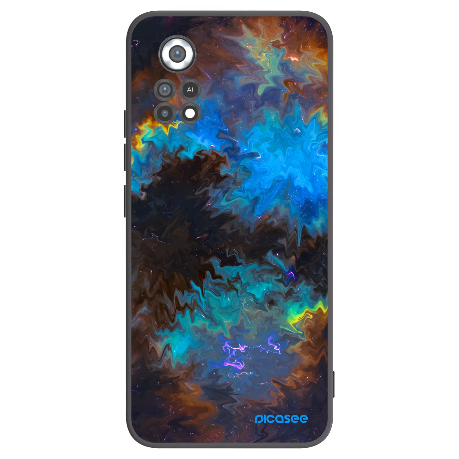 Picasee fekete szilikon tok az alábbi mobiltelefonokra Xiaomi Poco X4 Pro 5G - Space