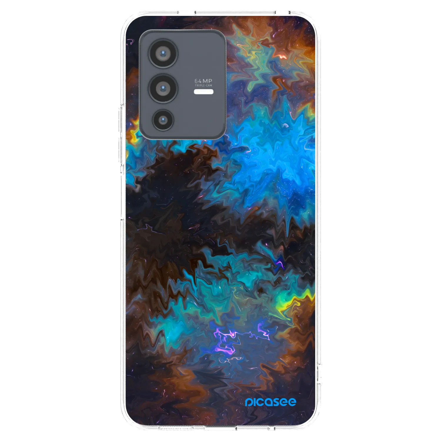 Picasee átlátszó szilikon tok az alábbi mobiltelefonokra Vivo V23 5G - Space