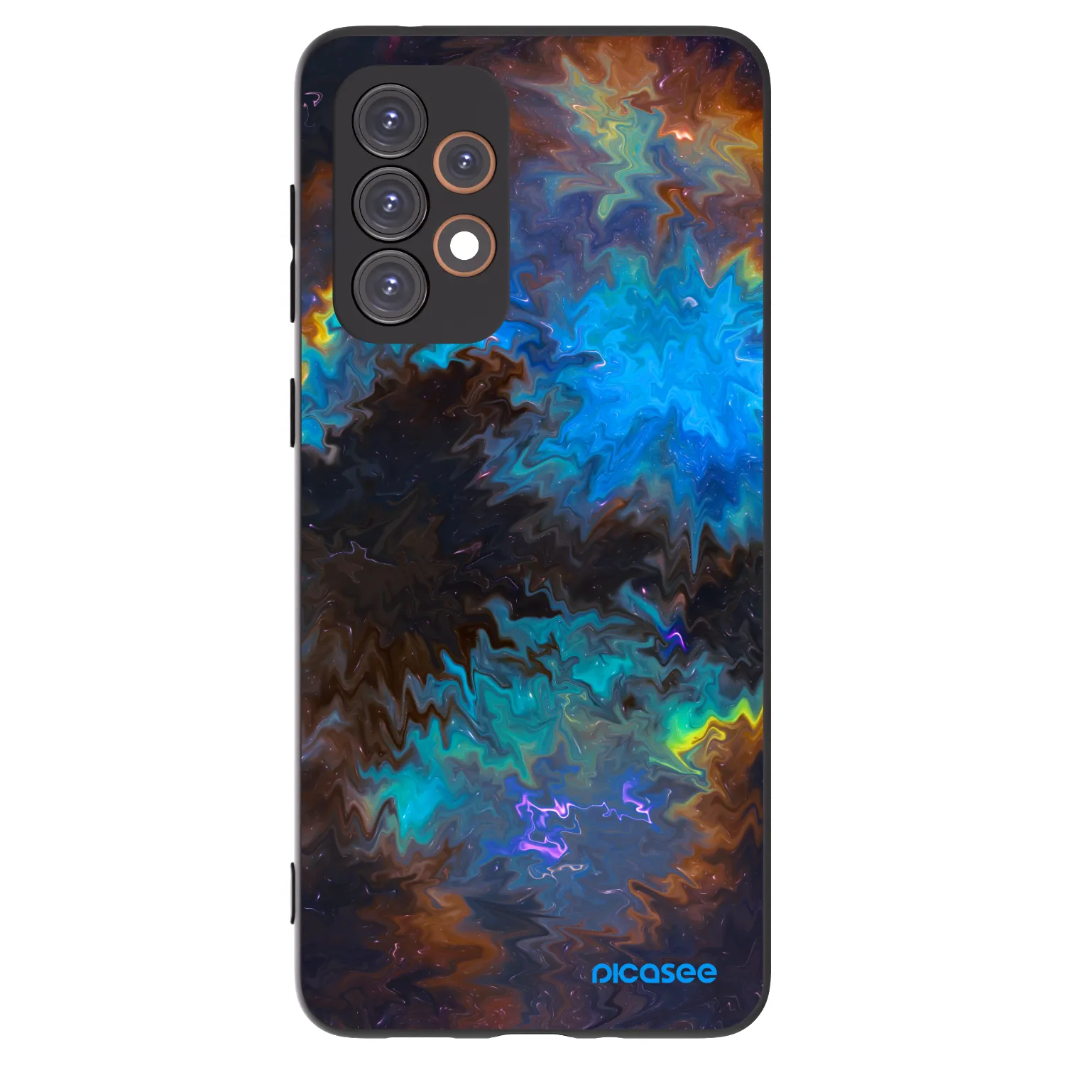 Picasee fekete szilikon tok az alábbi mobiltelefonokra Samsung Galaxy A33 5G A336 - Space