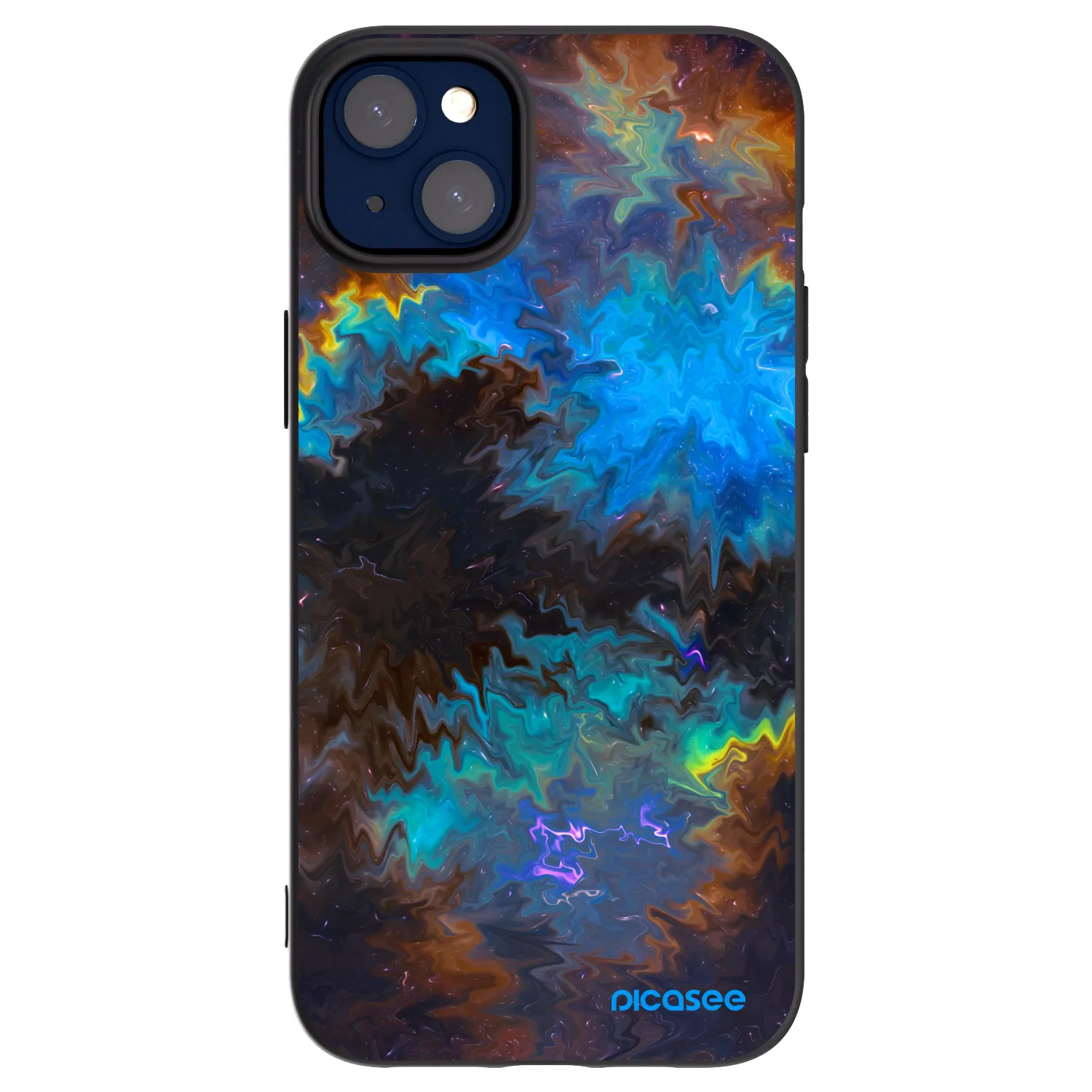Picasee fekete szilikon tok az alábbi mobiltelefonokra Apple iPhone 14 Plus - Space