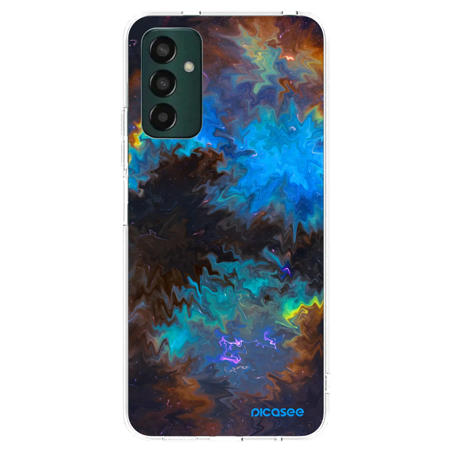 Picasee átlátszó szilikon tok az alábbi mobiltelefonokra Samsung Galaxy M13 M135F - Space