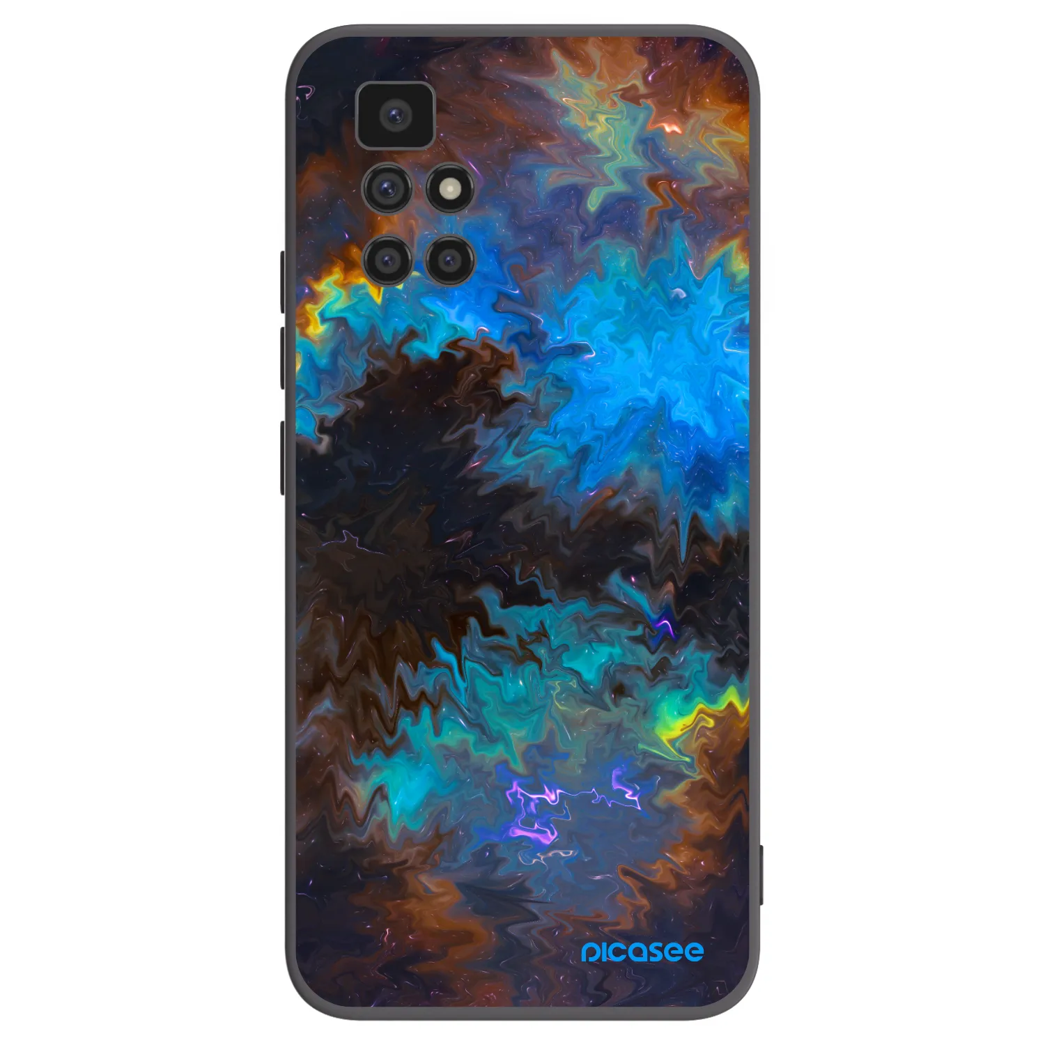 Picasee fekete szilikon tok az alábbi mobiltelefonokra Xiaomi Redmi 10 (2022) - Space