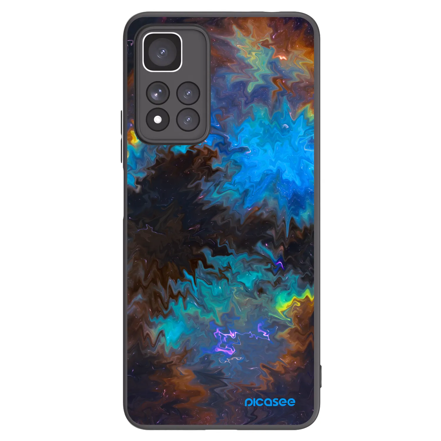 Picasee fekete szilikon tok az alábbi mobiltelefonokra Xiaomi Redmi Note 11 Pro+ 5G - Space