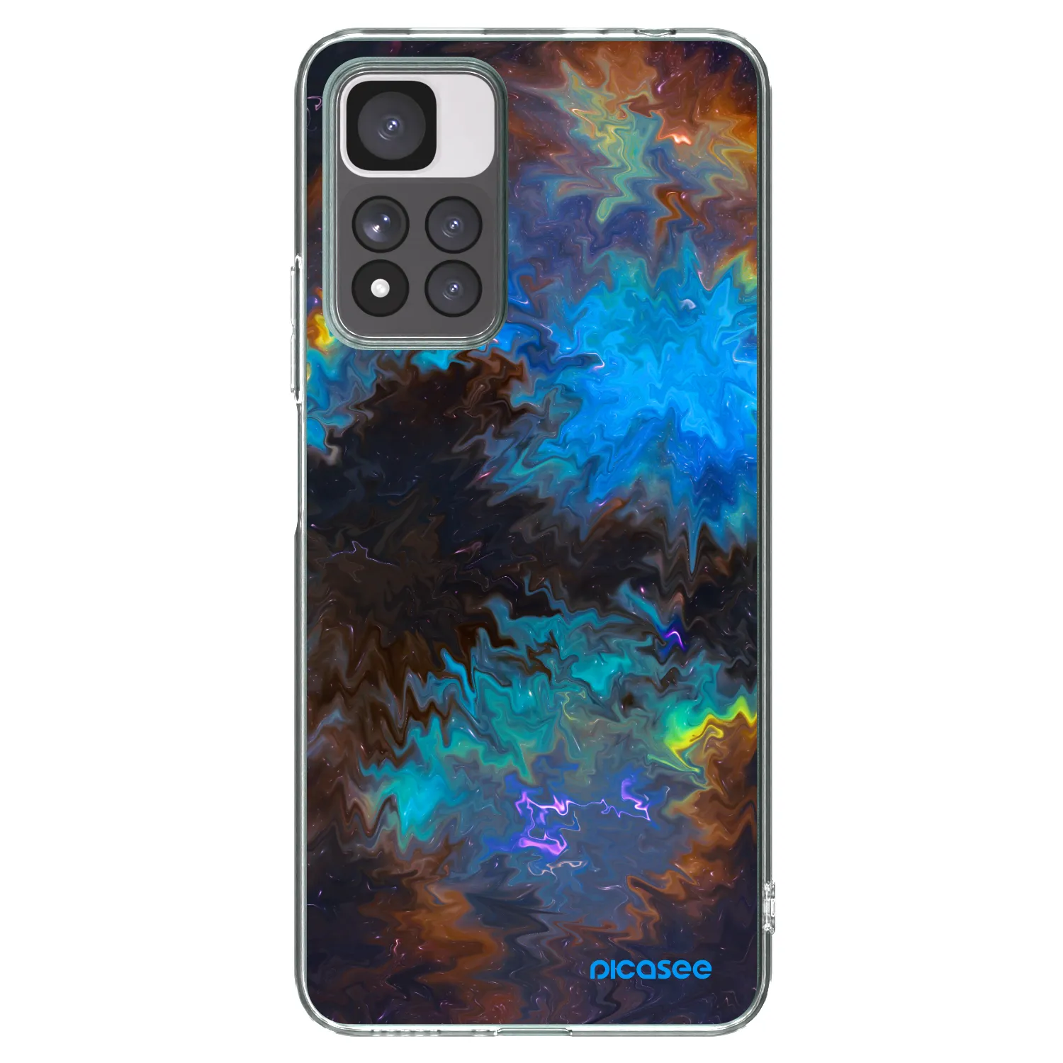 Picasee átlátszó szilikon tok az alábbi mobiltelefonokra Xiaomi Redmi Note 11 Pro+ 5G - Space