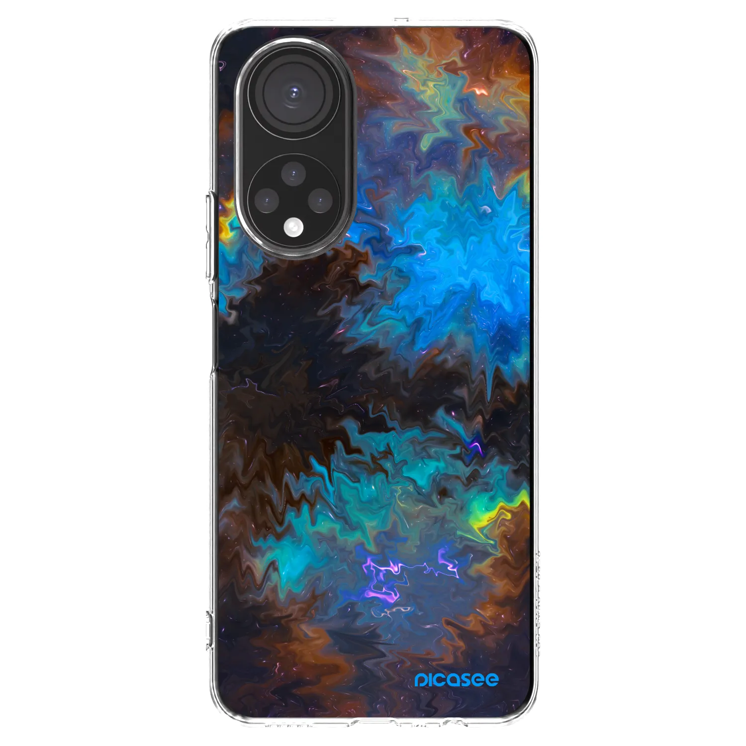 Picasee átlátszó szilikon tok az alábbi mobiltelefonokra Honor X7 - Space