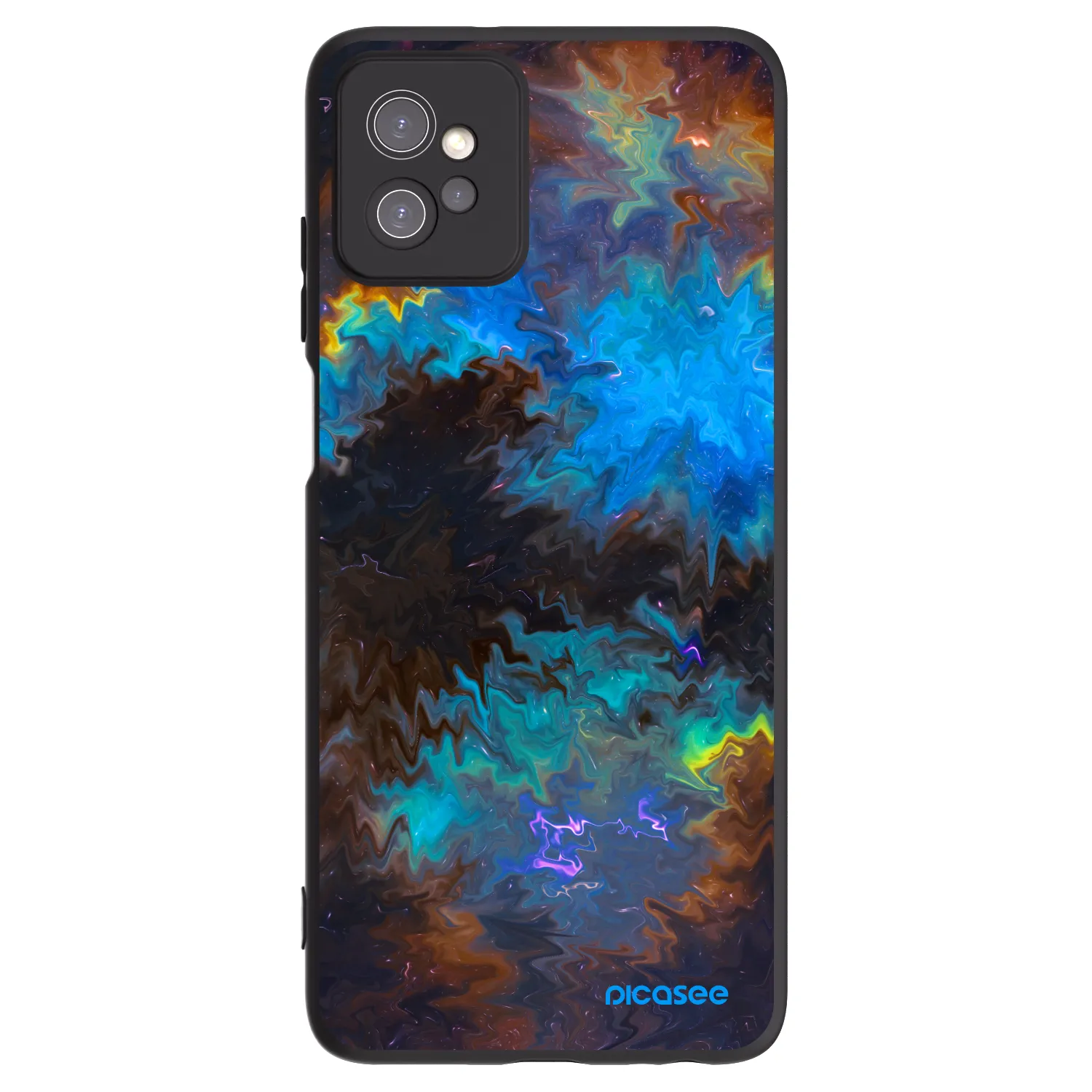 Picasee fekete szilikon tok az alábbi mobiltelefonokra Motorola Moto G32 - Space