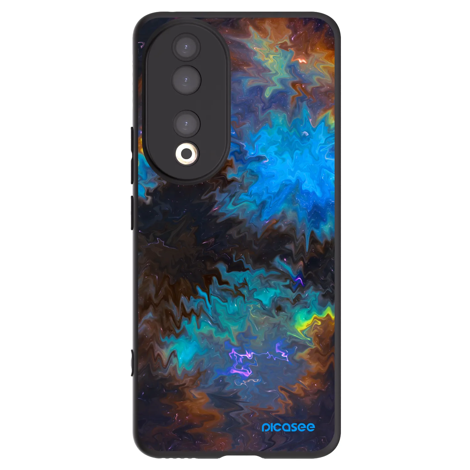 Picasee fekete szilikon tok az alábbi mobiltelefonokra Honor 90 5G - Space