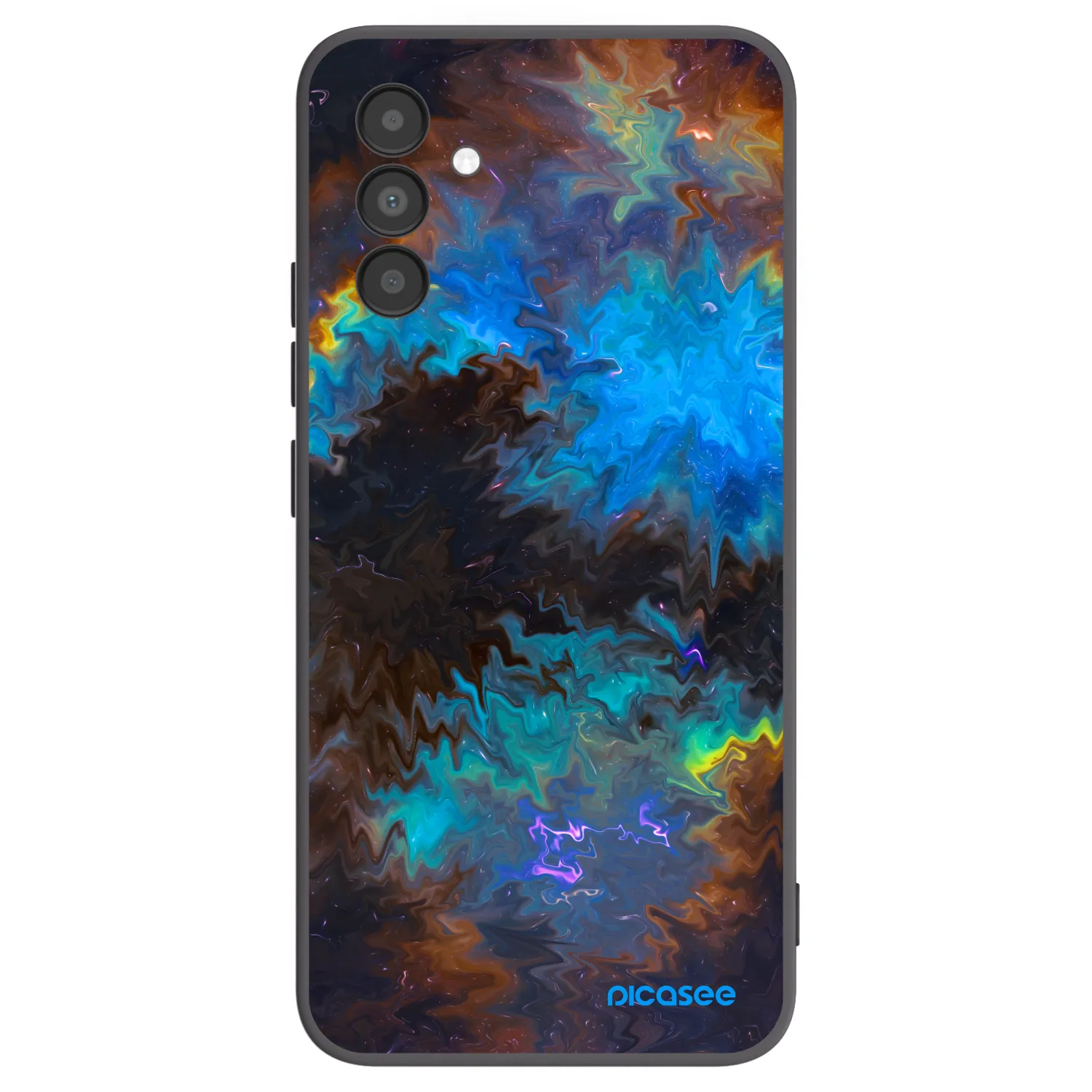 Picasee fekete szilikon tok az alábbi mobiltelefonokra Samsung Galaxy A04s A047F - Space