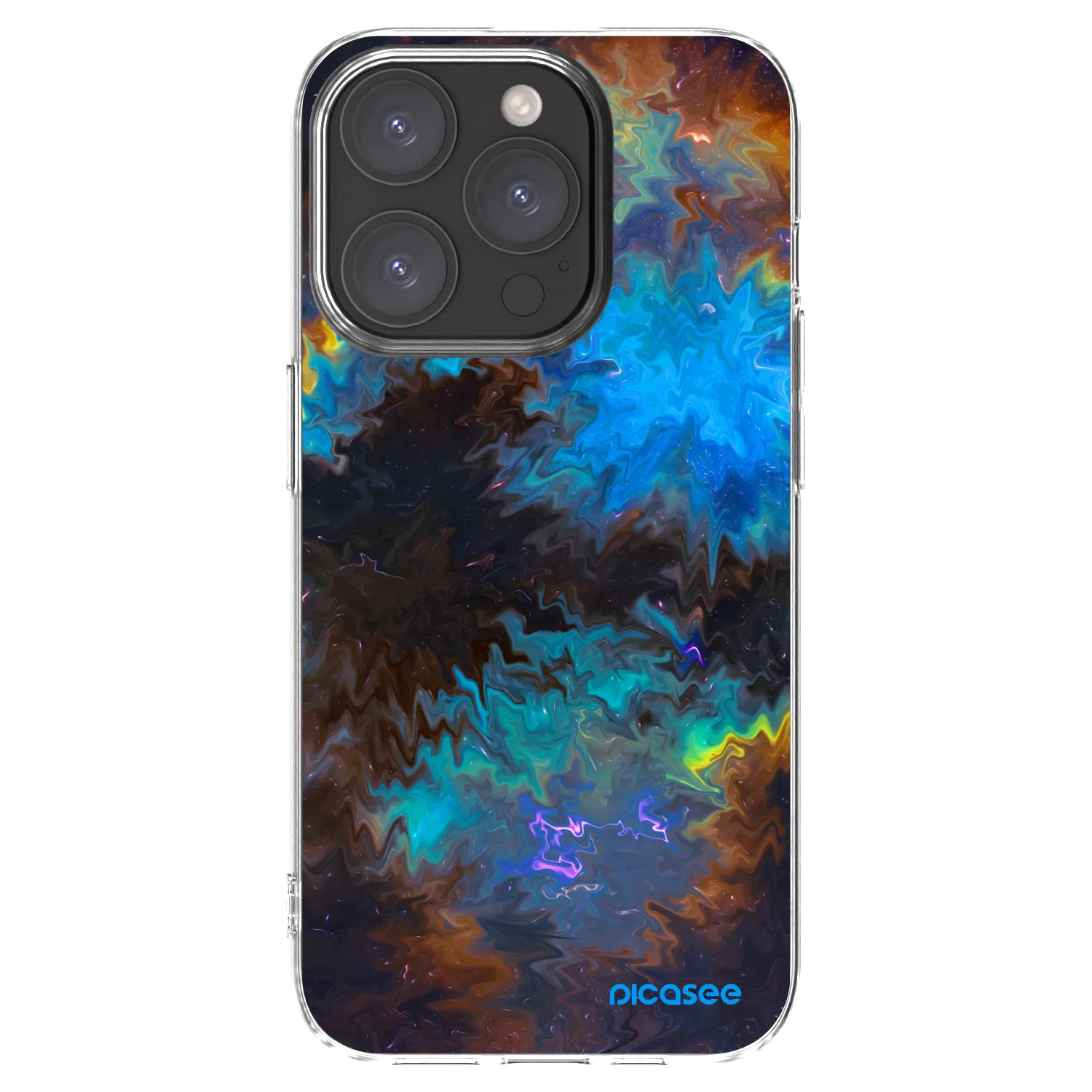 Picasee átlátszó szilikon tok az alábbi mobiltelefonokra Apple iPhone 15 Pro - Space