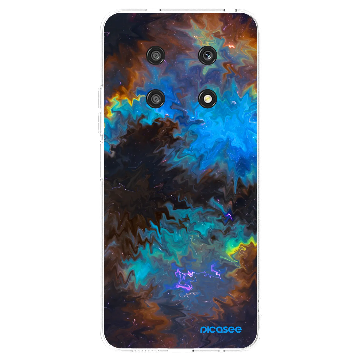 Picasee átlátszó szilikon tok az alábbi mobiltelefonokra Honor Magic4 Lite 5G - Space