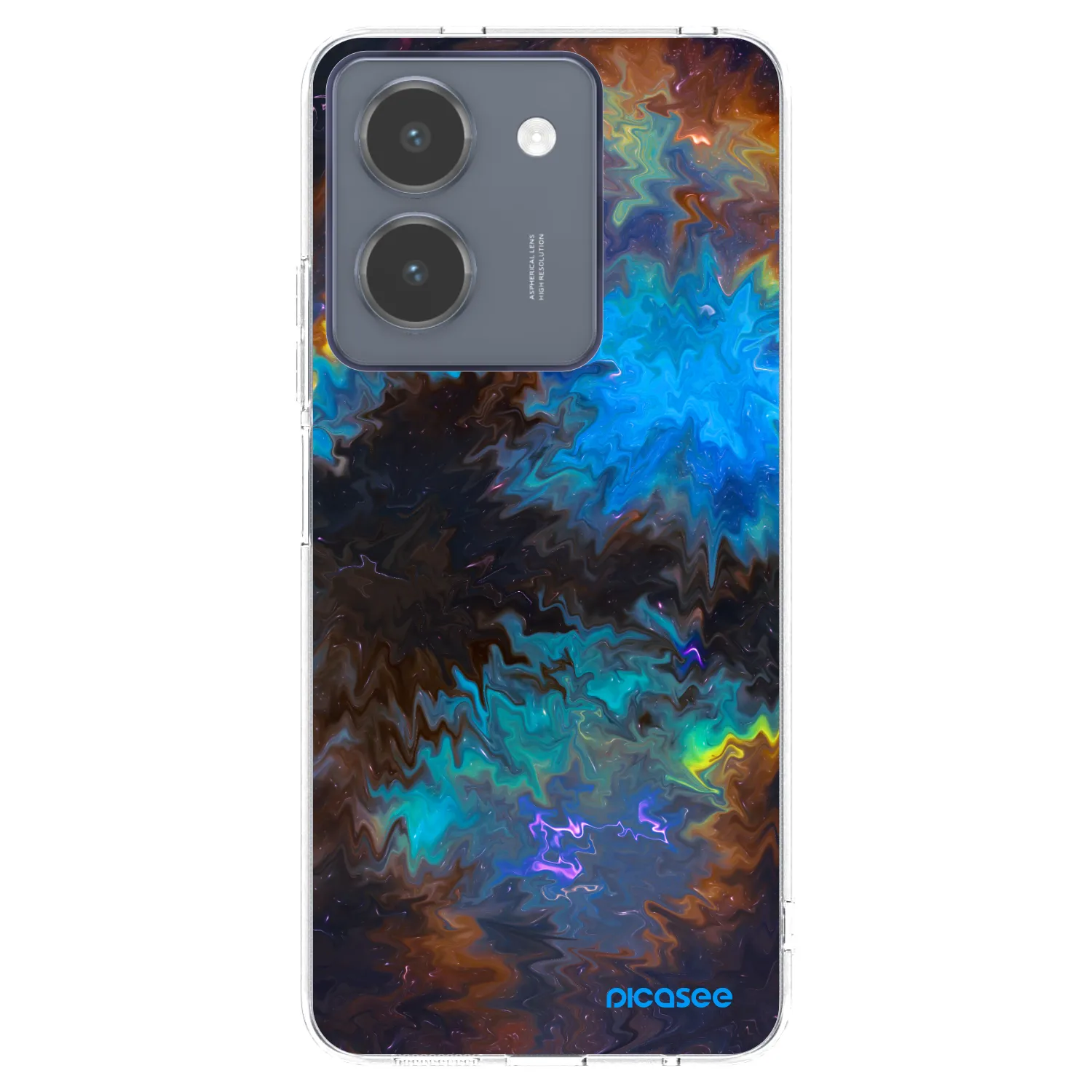 Picasee átlátszó szilikon tok az alábbi mobiltelefonokra Vivo Y36 4G - Space