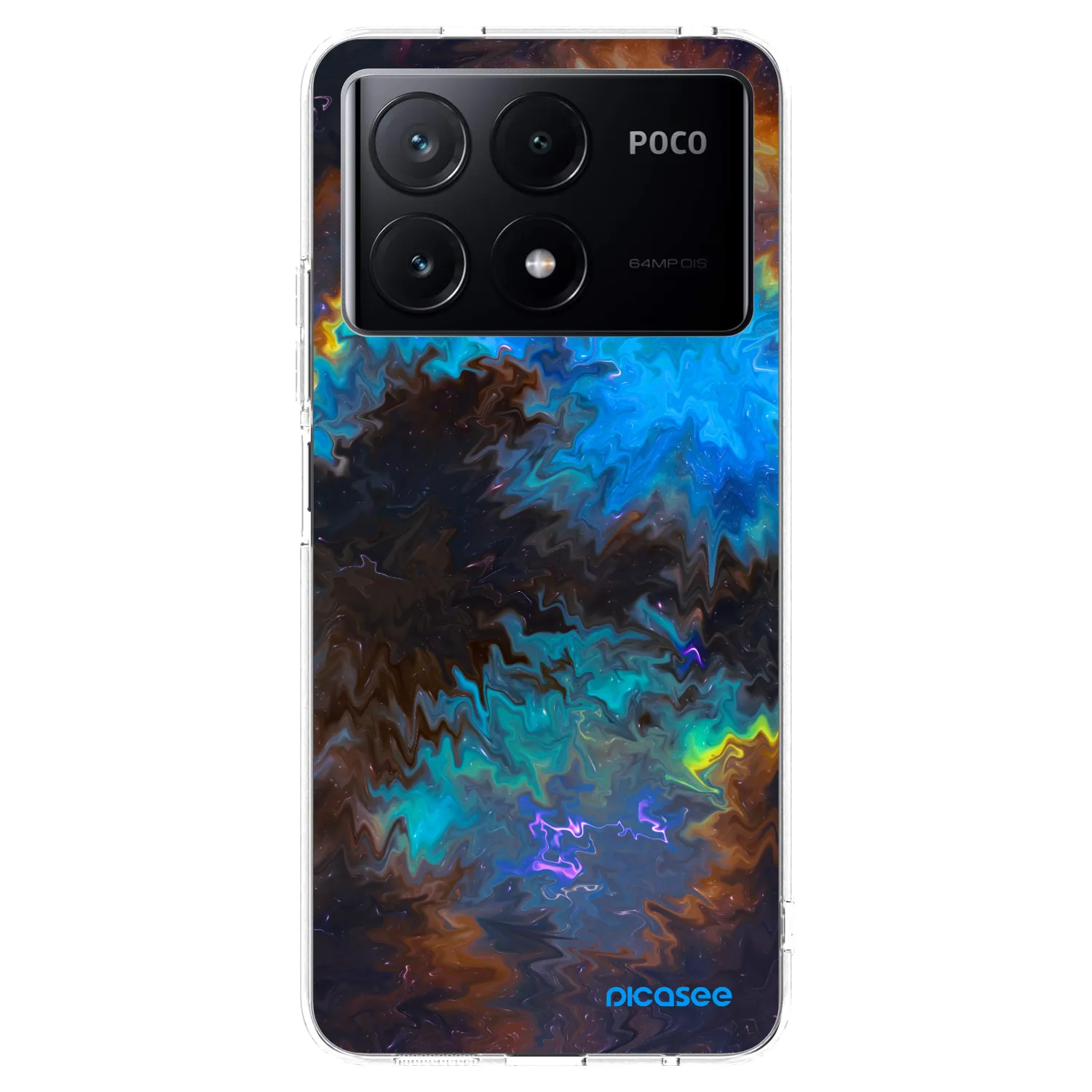 Picasee átlátszó szilikon tok az alábbi mobiltelefonokra Xiaomi Poco X6 Pro - Space