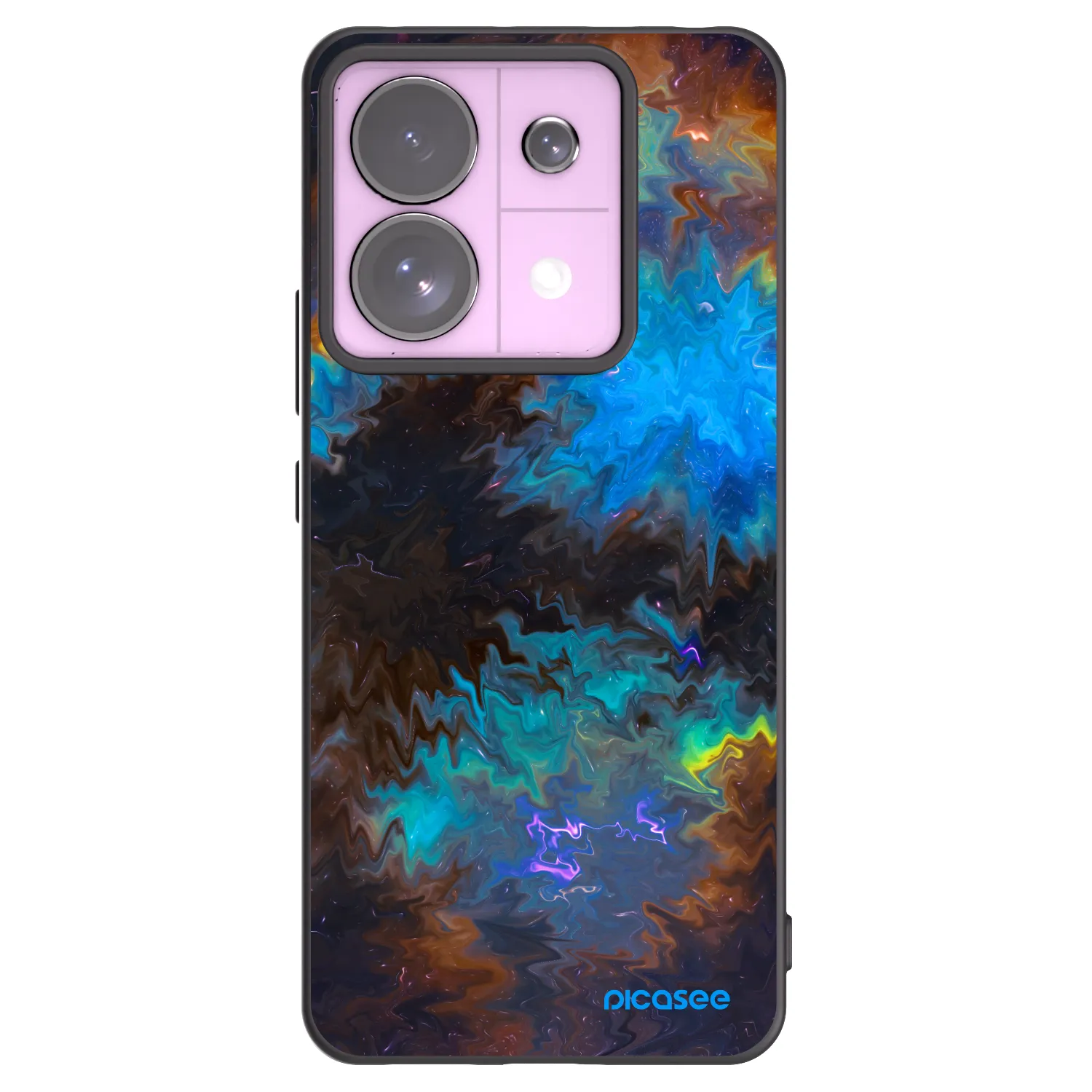 Picasee fekete szilikon tok az alábbi mobiltelefonokra Xiaomi Redmi Note 13 Pro 5G - Space