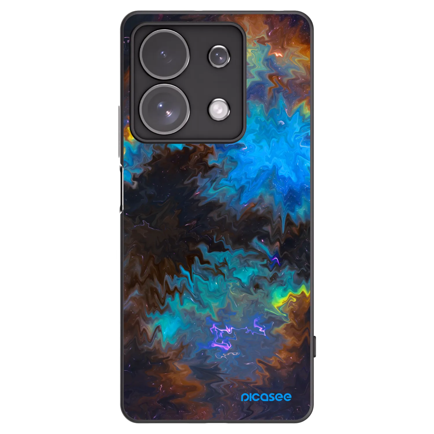 Picasee fekete szilikon tok az alábbi mobiltelefonokra Xiaomi Redmi Note 13 Pro 4G - Space