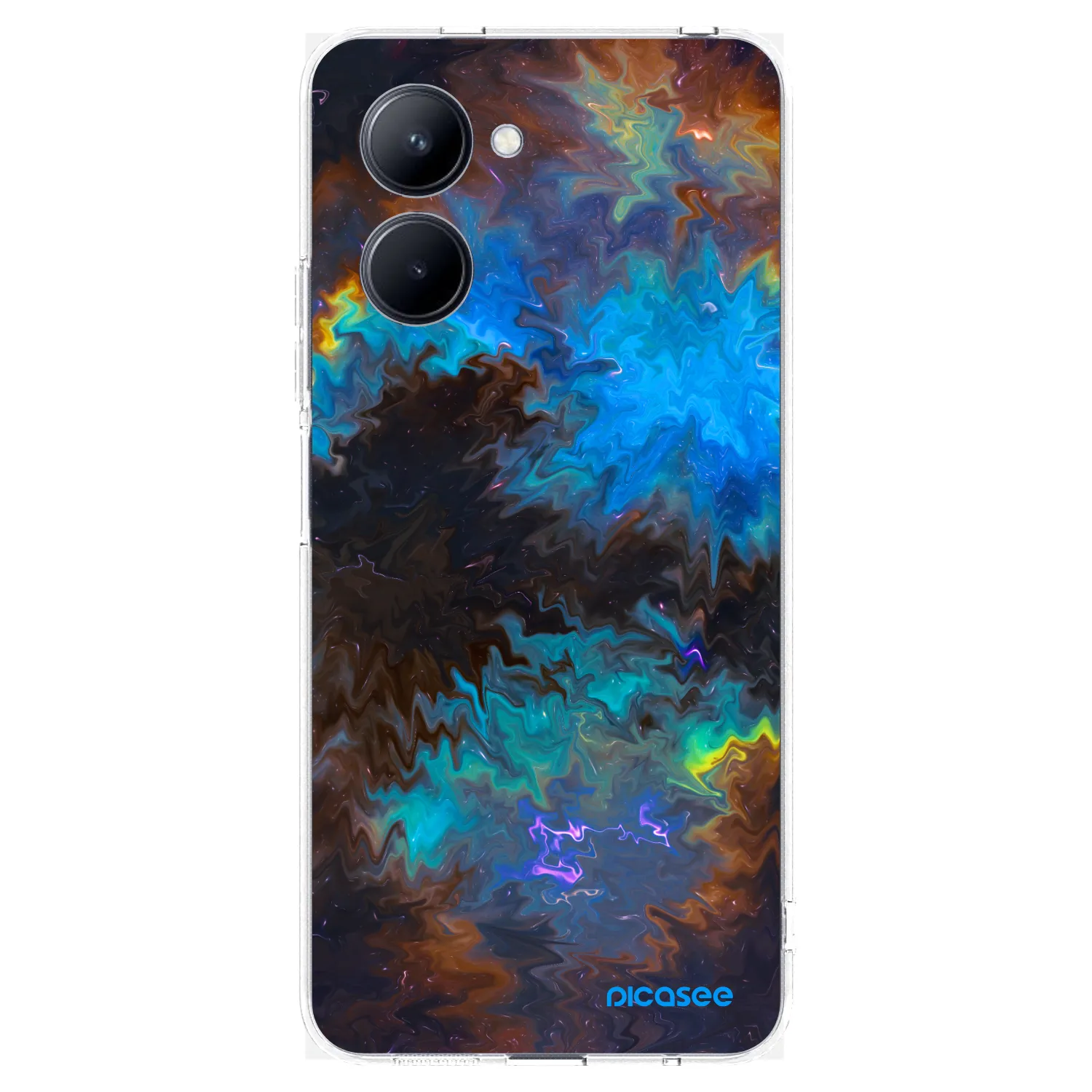 Picasee átlátszó szilikon tok az alábbi mobiltelefonokra Realme C33 (2023) - Space