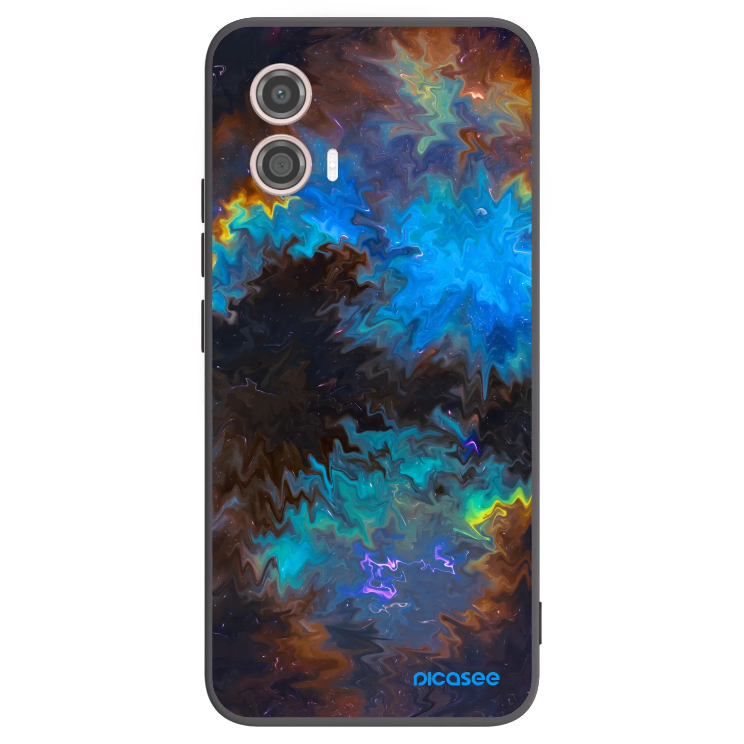 Picasee fekete szilikon tok az alábbi mobiltelefonokra Motorola Moto G53 5G - Space