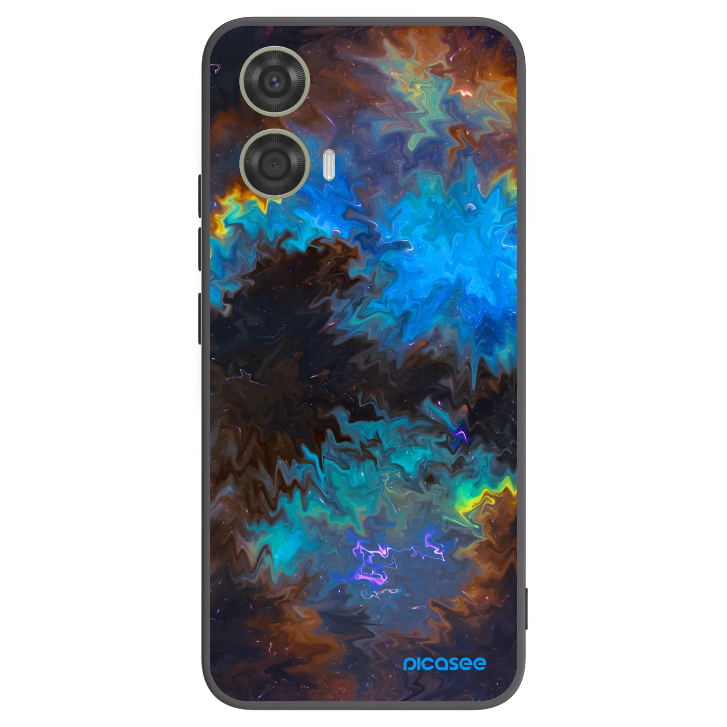 Picasee fekete szilikon tok az alábbi mobiltelefonokra Motorola Moto G24 - Space