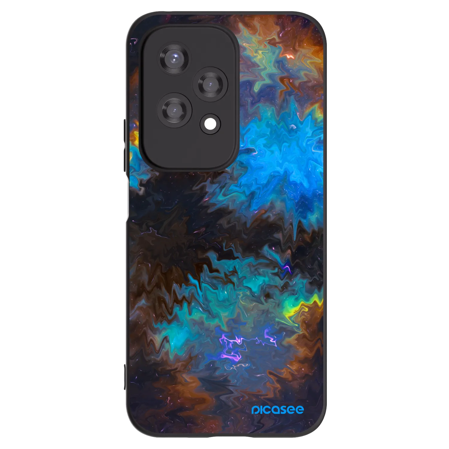 Picasee fekete szilikon tok az alábbi mobiltelefonokra Honor 200 Lite - Space