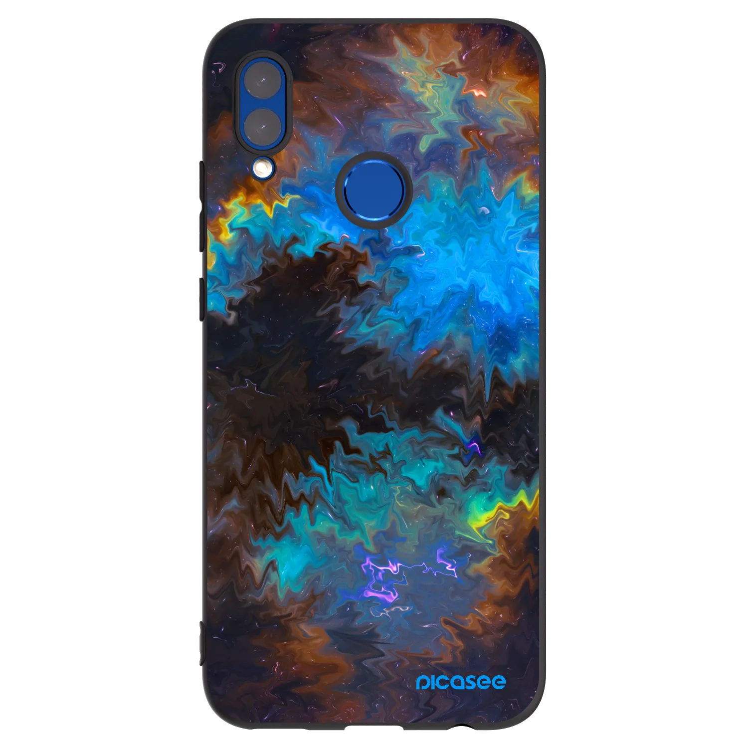 Picasee fekete szilikon tok az alábbi mobiltelefonokra Honor 10 Lite - Space