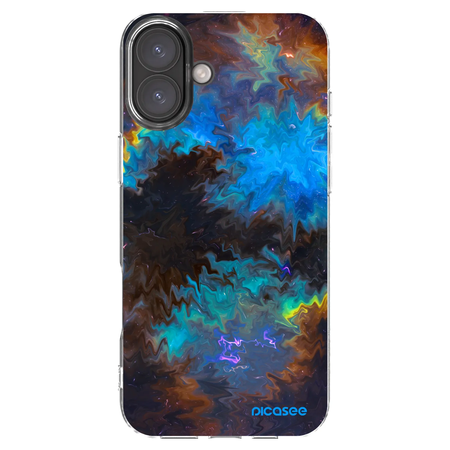 Picasee átlátszó szilikon tok az alábbi mobiltelefonokra Apple iPhone 16 Plus - Space