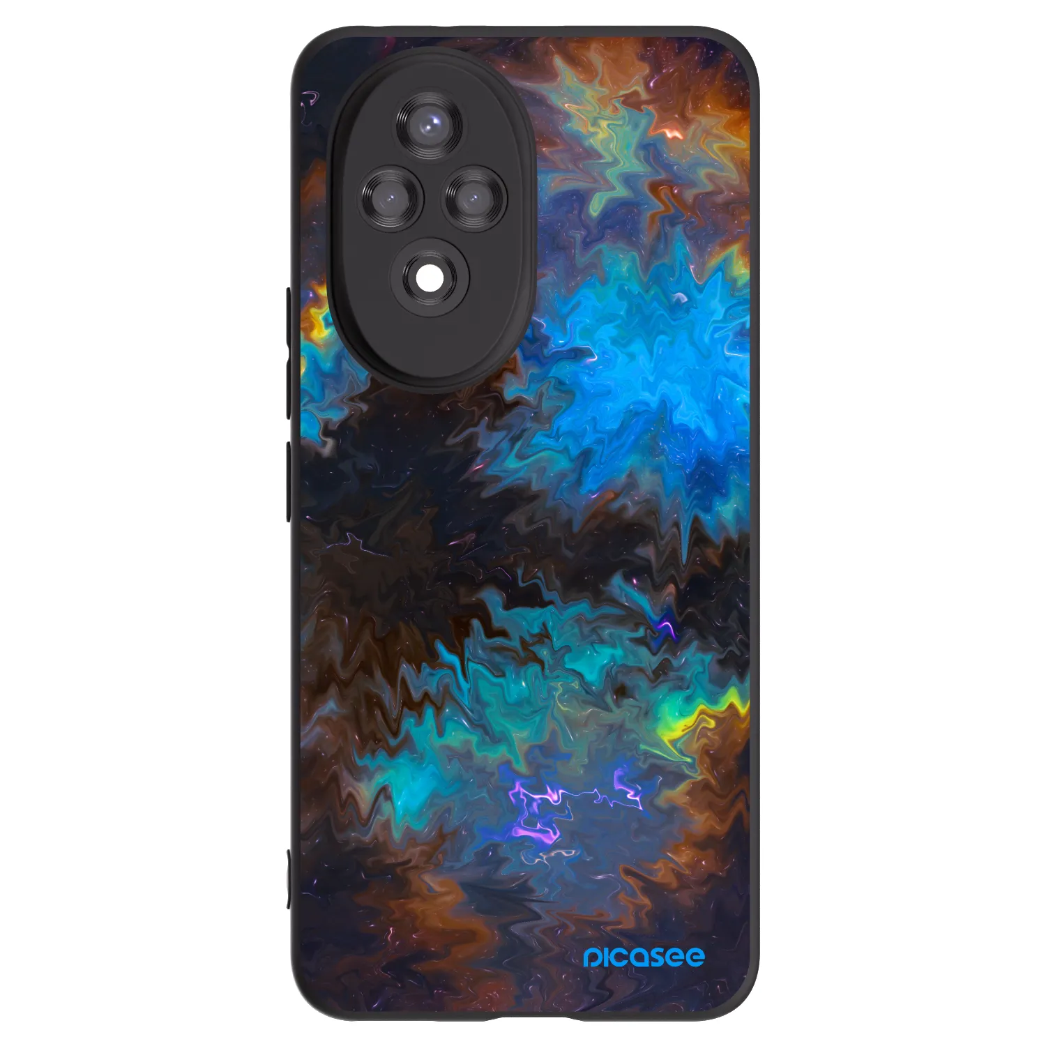Picasee fekete szilikon tok az alábbi mobiltelefonokra Honor 200 5G - Space