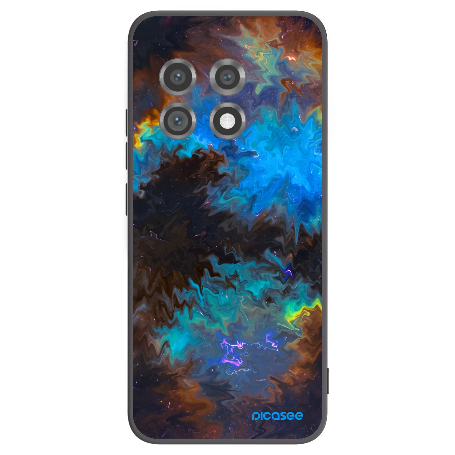 Picasee fekete szilikon tok az alábbi mobiltelefonokra OnePlus 11 5G - Space