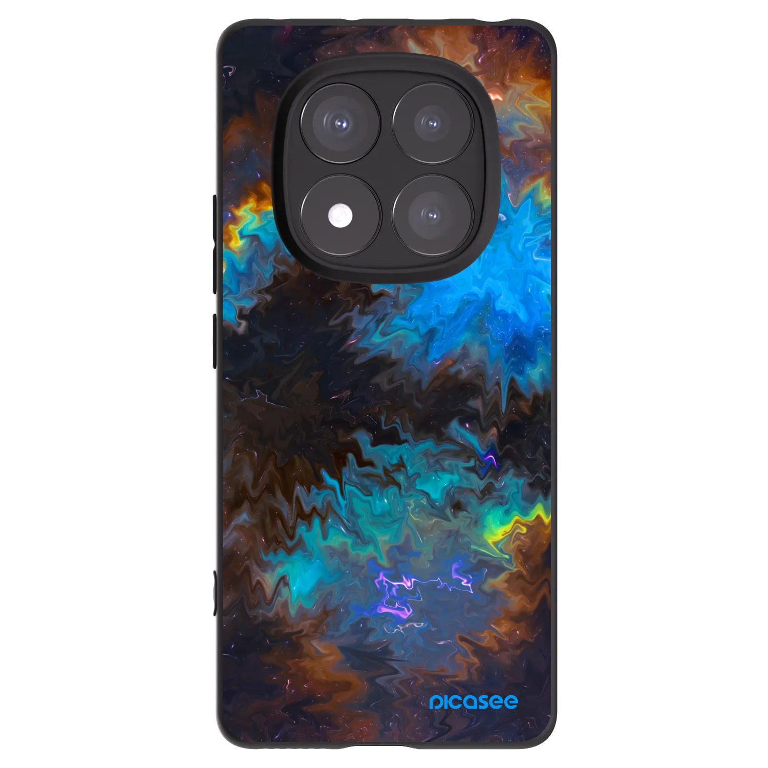 Picasee fekete szilikon tok az alábbi mobiltelefonokra Xiaomi Redmi Note 14 Pro 5G - Space